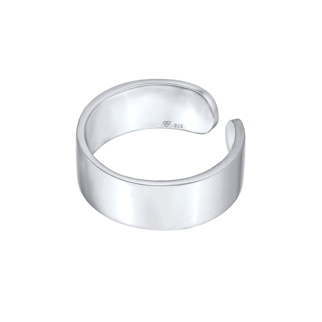 Kuzzoi Silberring »Bandring Klares Design Offen 925 Silber« bestellen | BAUR