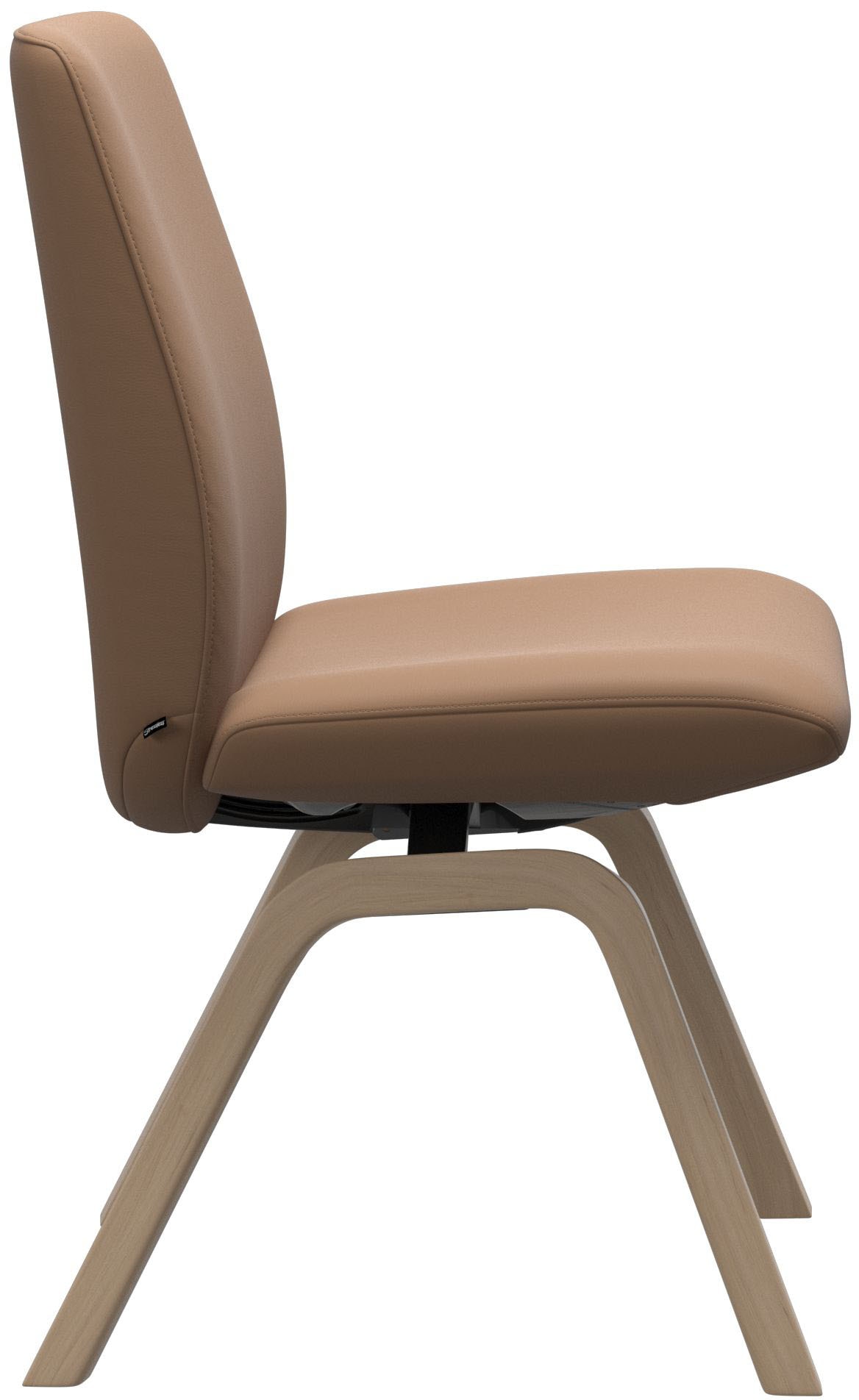 Stressless® Polsterstuhl »Laurel«, Leder BATICK, Low Back, Größe L, mit schräggestellten Beinen in Eiche natur