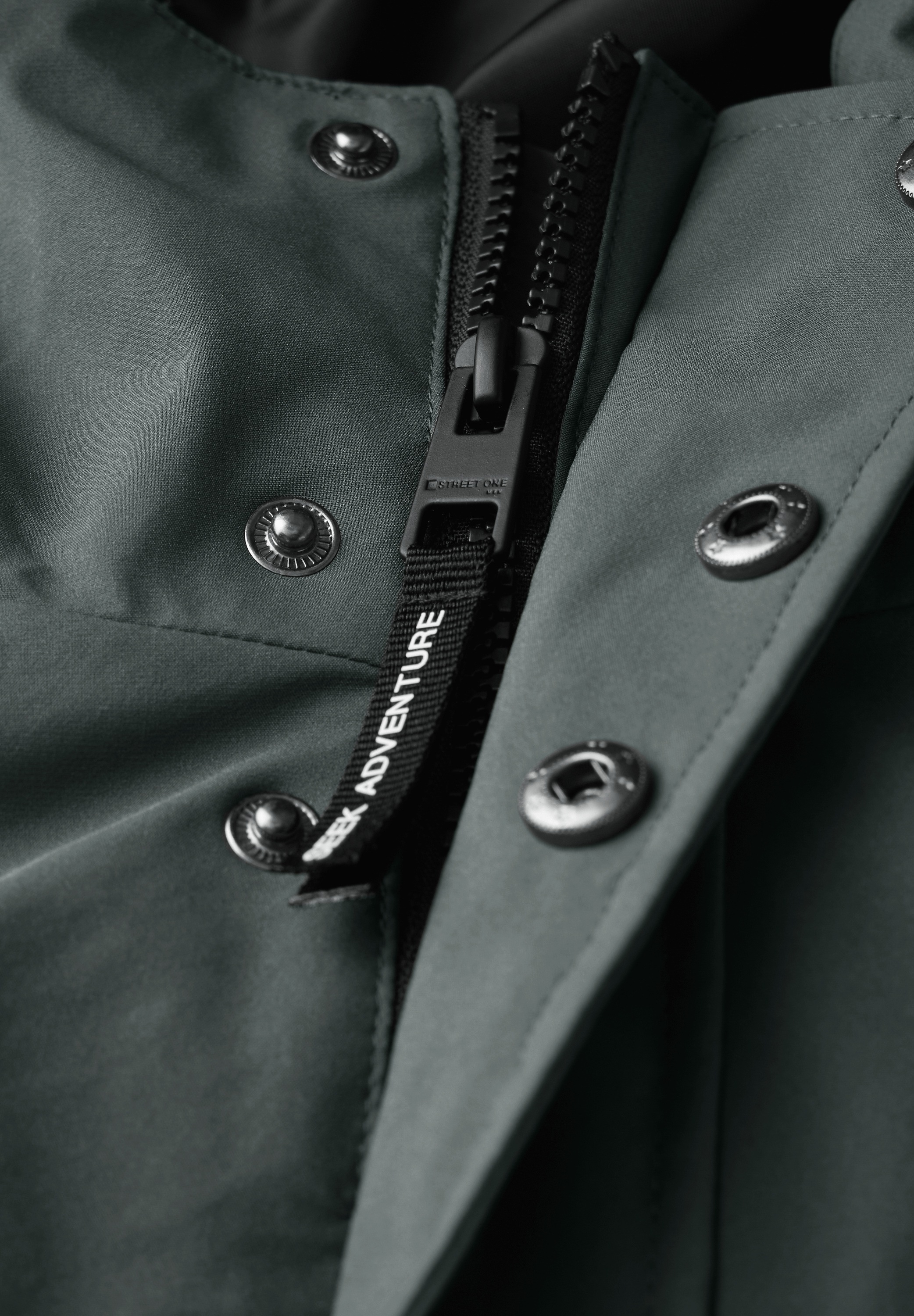 STREET ONE MEN Outdoorjacke, mit Kapuze, wasserabweisend