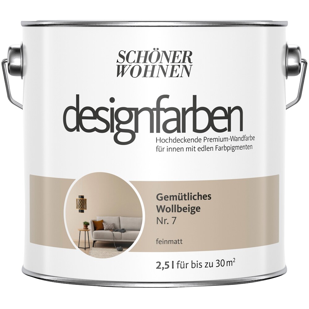 SCHÖNER WOHNEN FARBE Wand- und Deckenfarbe »designfarben«