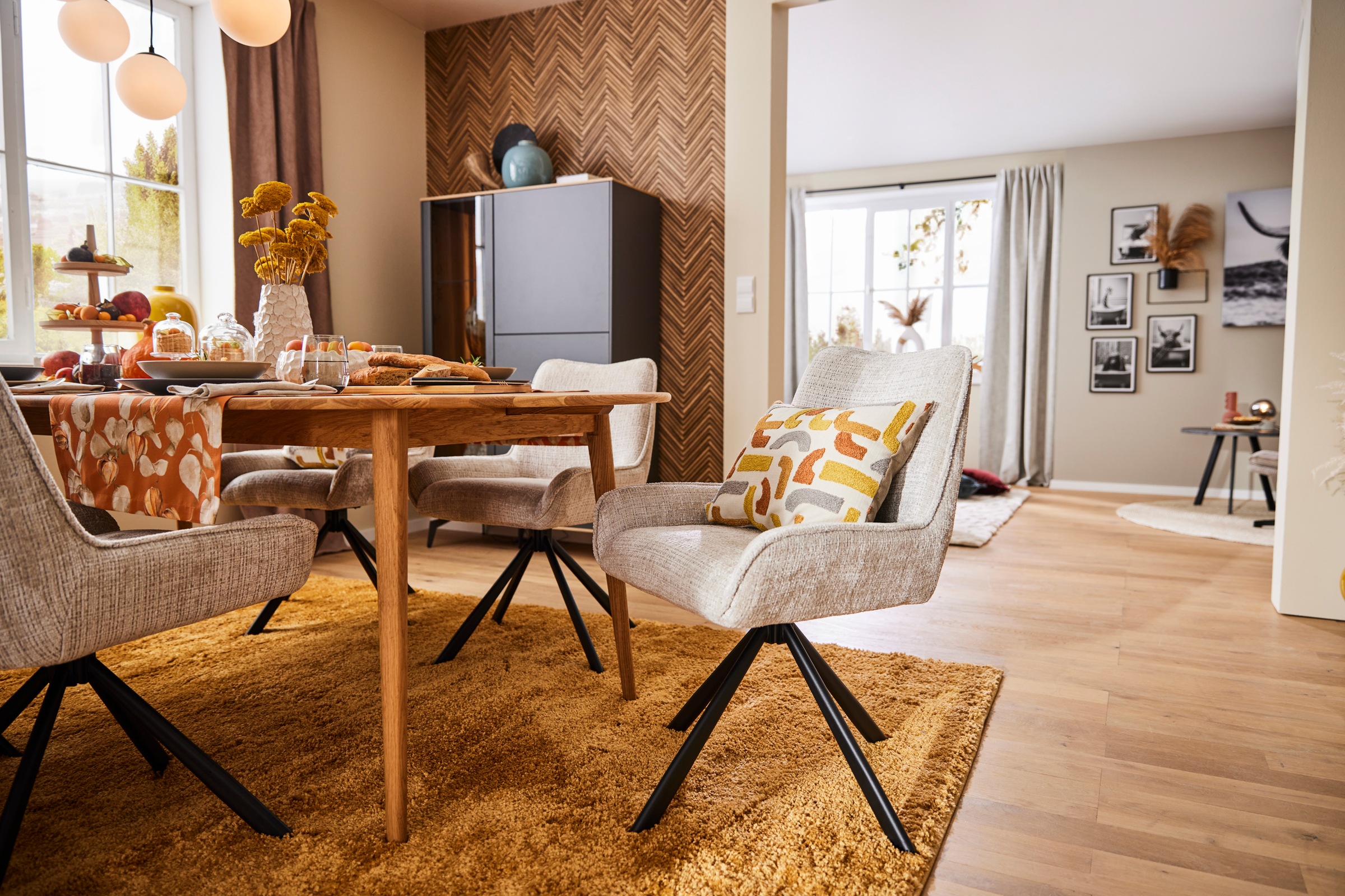 Mäusbacher Highboard, Faro Highboard B 101 cm, inkl. Beleuchtung, Push to o günstig online kaufen