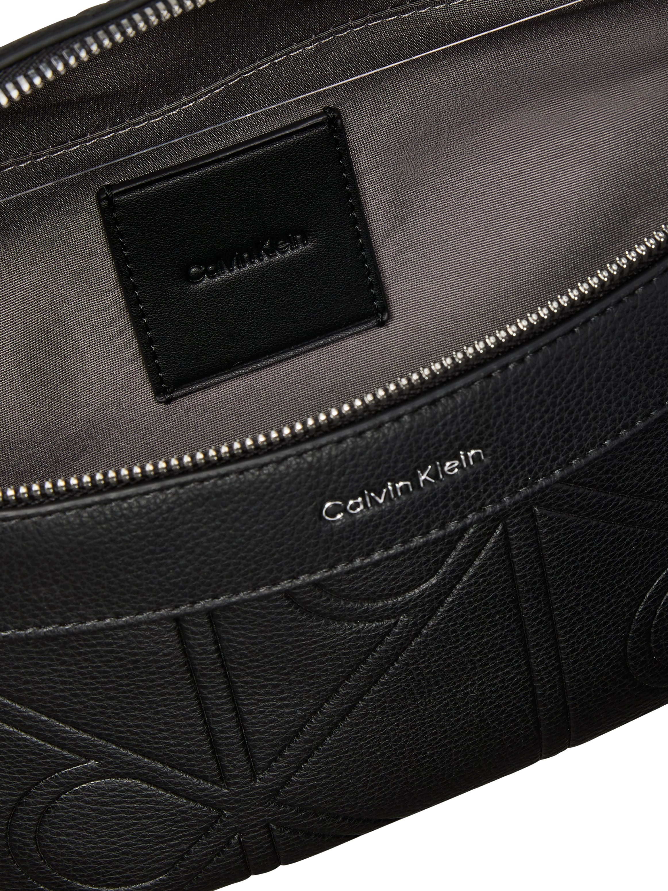 Calvin Klein Gürteltasche »EMBLEM AOP EMBOSS WAISTBAG« Crossbodybag, Waste Bag, Umhängetasche mit Logoschriftzug