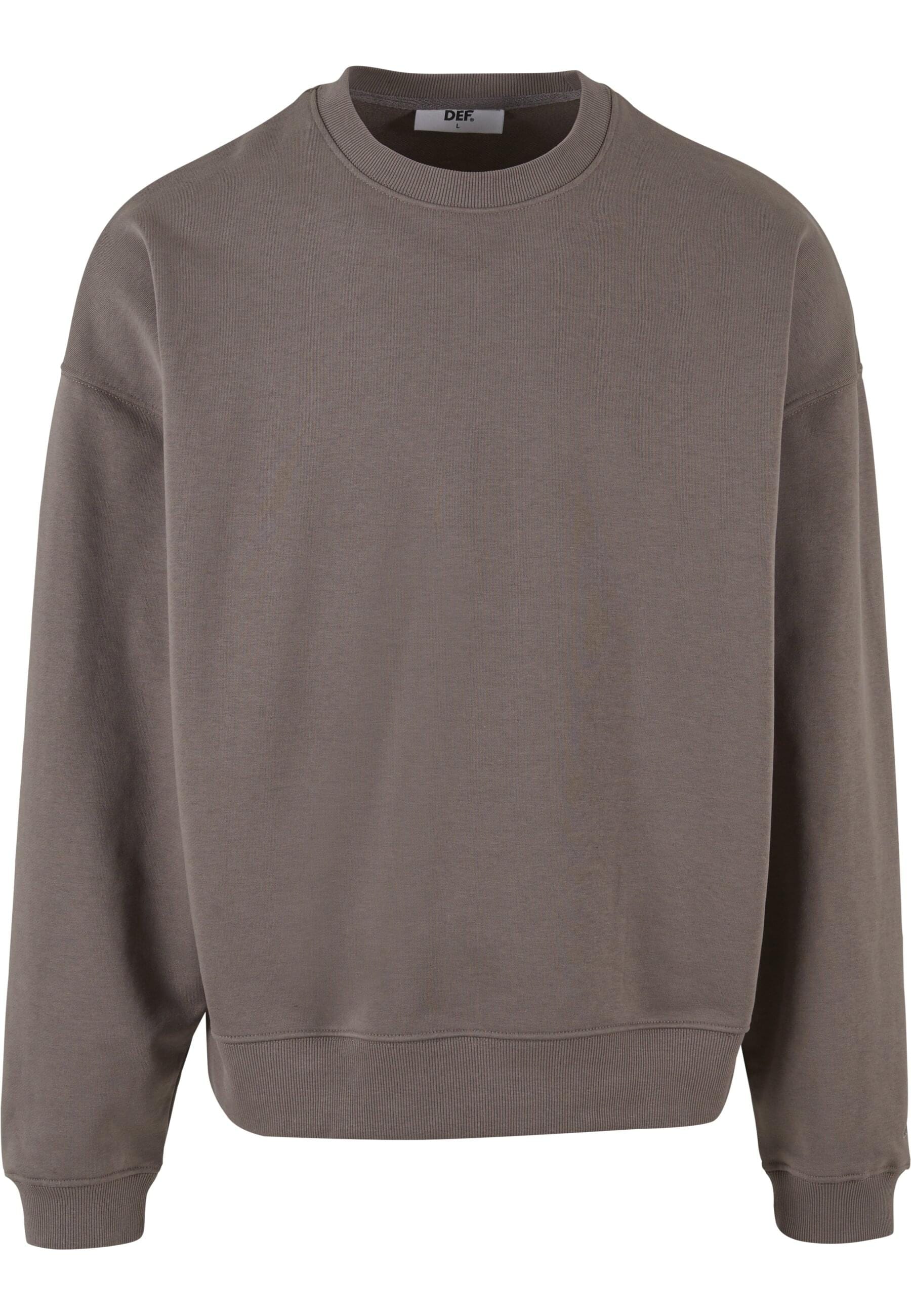 DEF Rundhalspullover "DEF DEF Basic Crewneck Pullover" 1 Stk. günstig online kaufen