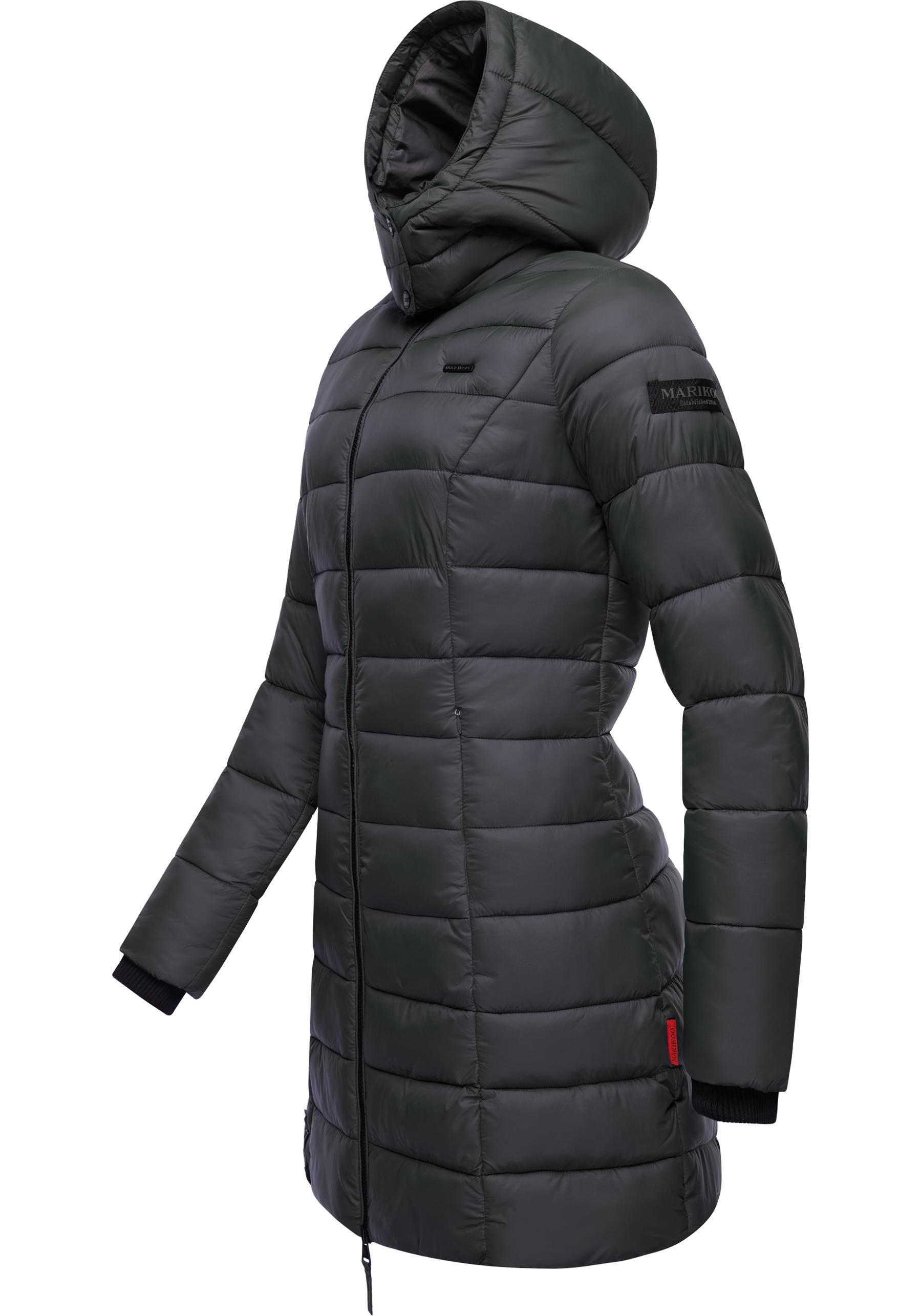 Marikoo Steppmantel »Abendsternchen« zeitloser Wintermantel mit schmaler Steppung