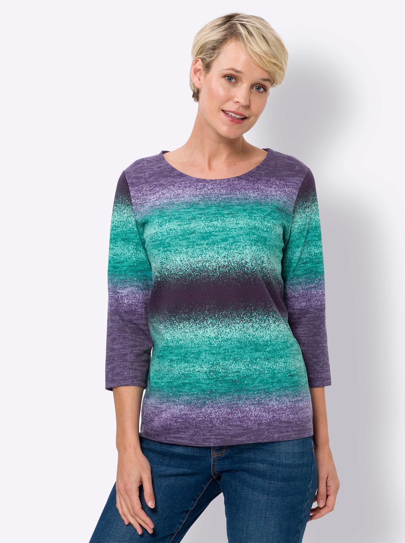 Classic Basics 3/4-Arm-Shirt "3/4-Arm-Shirt" 1 Stk. tlg. günstig online kaufen