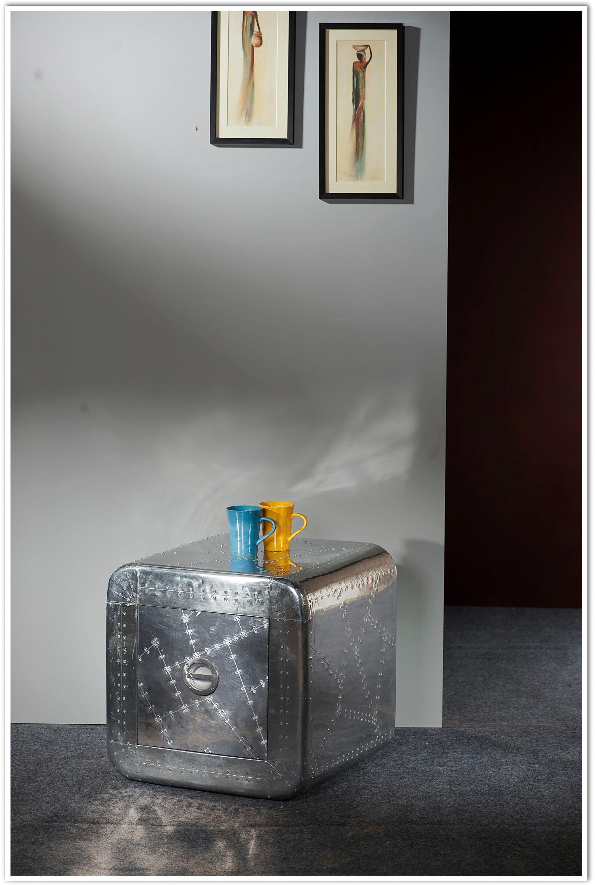 SIT Nachttisch "Nachtkommode Mango + MDF mit Alu‑Beschlägen & Zierschrauben günstig online kaufen