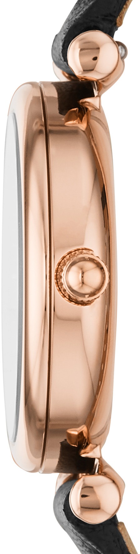Fossil Quarzuhr »CARLIE MINI«, Armbanduhr, Damenuhr, Lederarmband