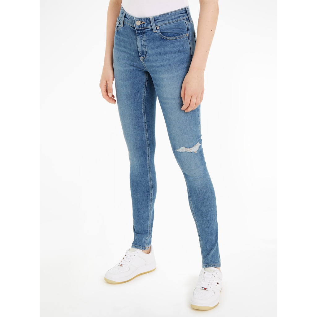 Tommy Jeans Skinny-fit-Jeans »Nora«, mit Tommy Jeans Markenlabel & Badge