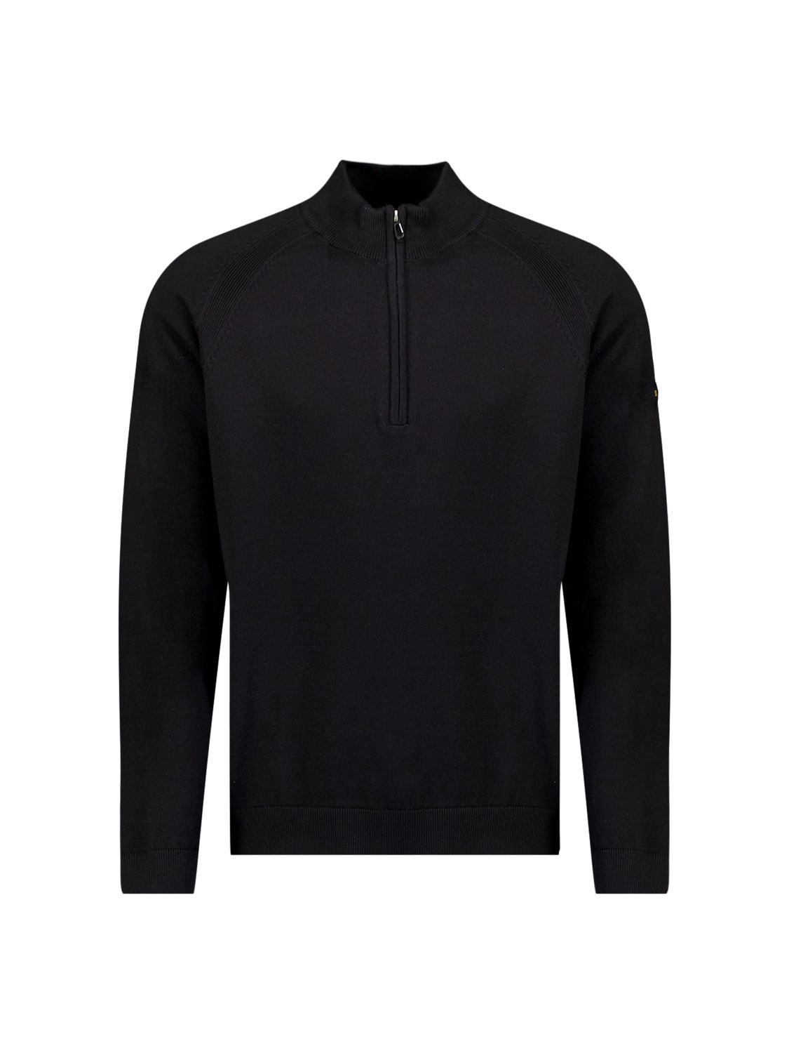 NO EXCESS Stehkragenpullover »No Excess Half-Zip-Pullover Pullover Half Zip High Collar Solid«