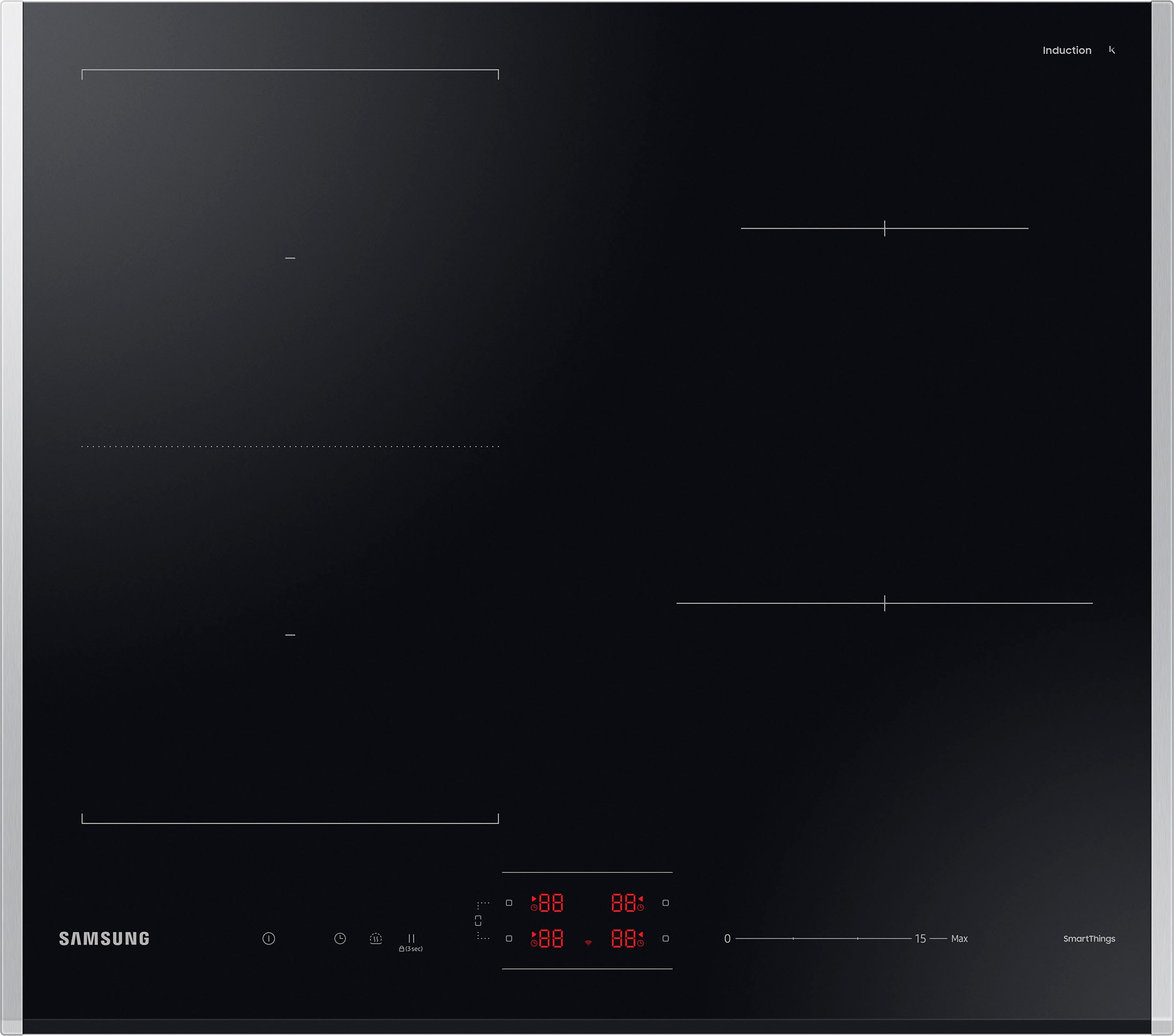 Samsung Flex-Induktions-Kochfeld "NZ64B5046JK/U1" Mehr Flexibilität und vie günstig online kaufen