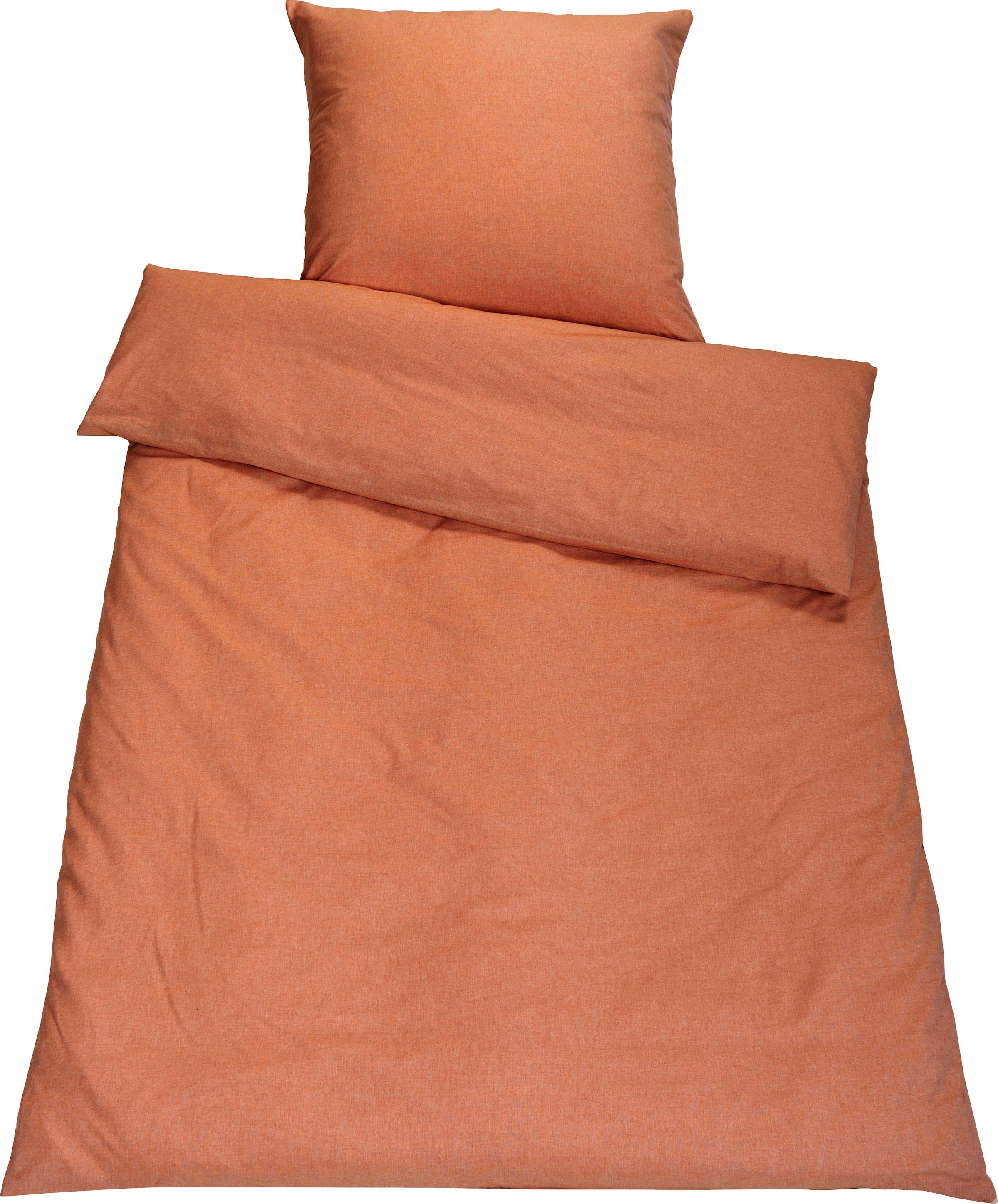SETEX Bettwäsche "Chambray" 3 Stk. in diversen Uni-Tönen