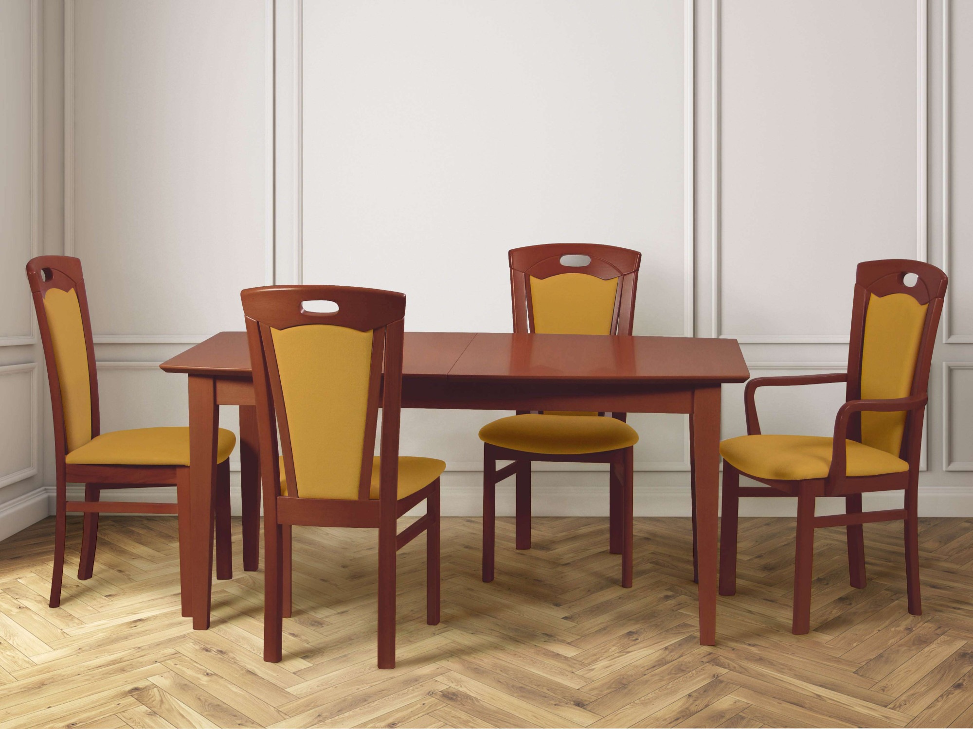 Home affaire Esszimmerstuhl "FERDI Made in Italy, Massivholz" (Set) 2 Stk. günstig online kaufen