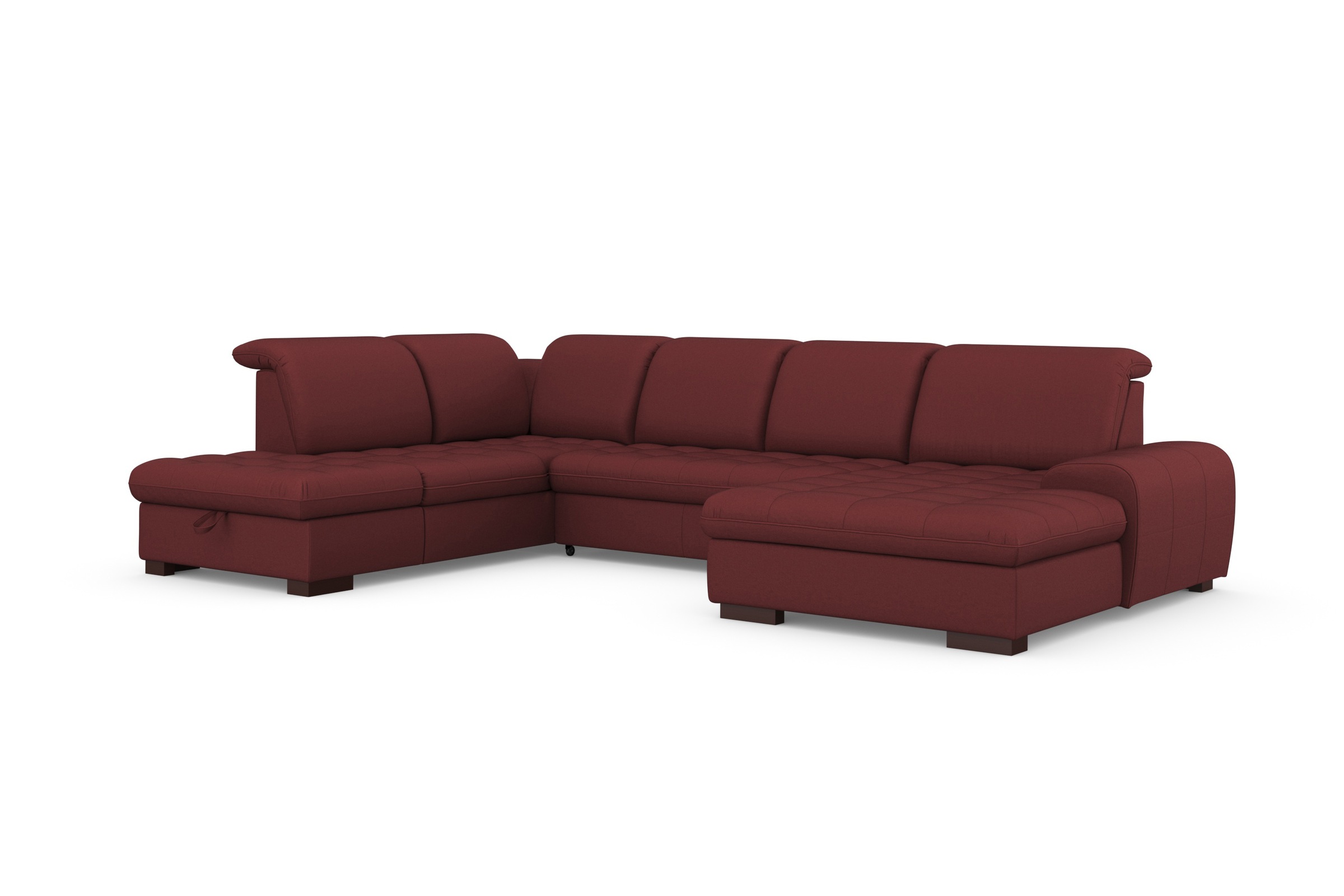 Thumbnail - sit&more Wohnlandschaft "Luxor U-Form" wahlweise mit Bettfunktion, Bettkasten und Kopfteilverstellung