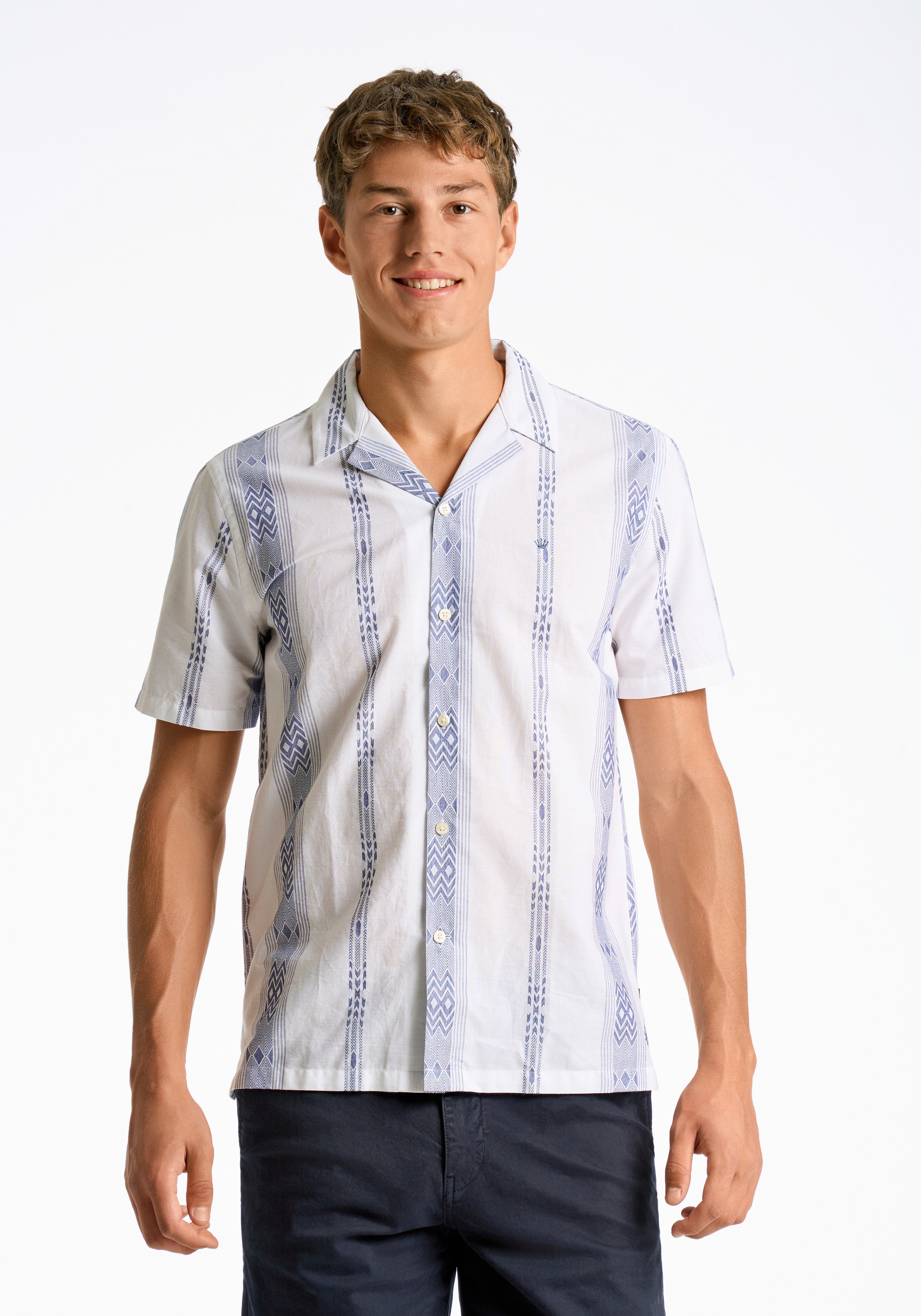 JUNK de LUXE Kurzarmhemd "Freizeithemd (Kurzarm) Loose Fit"