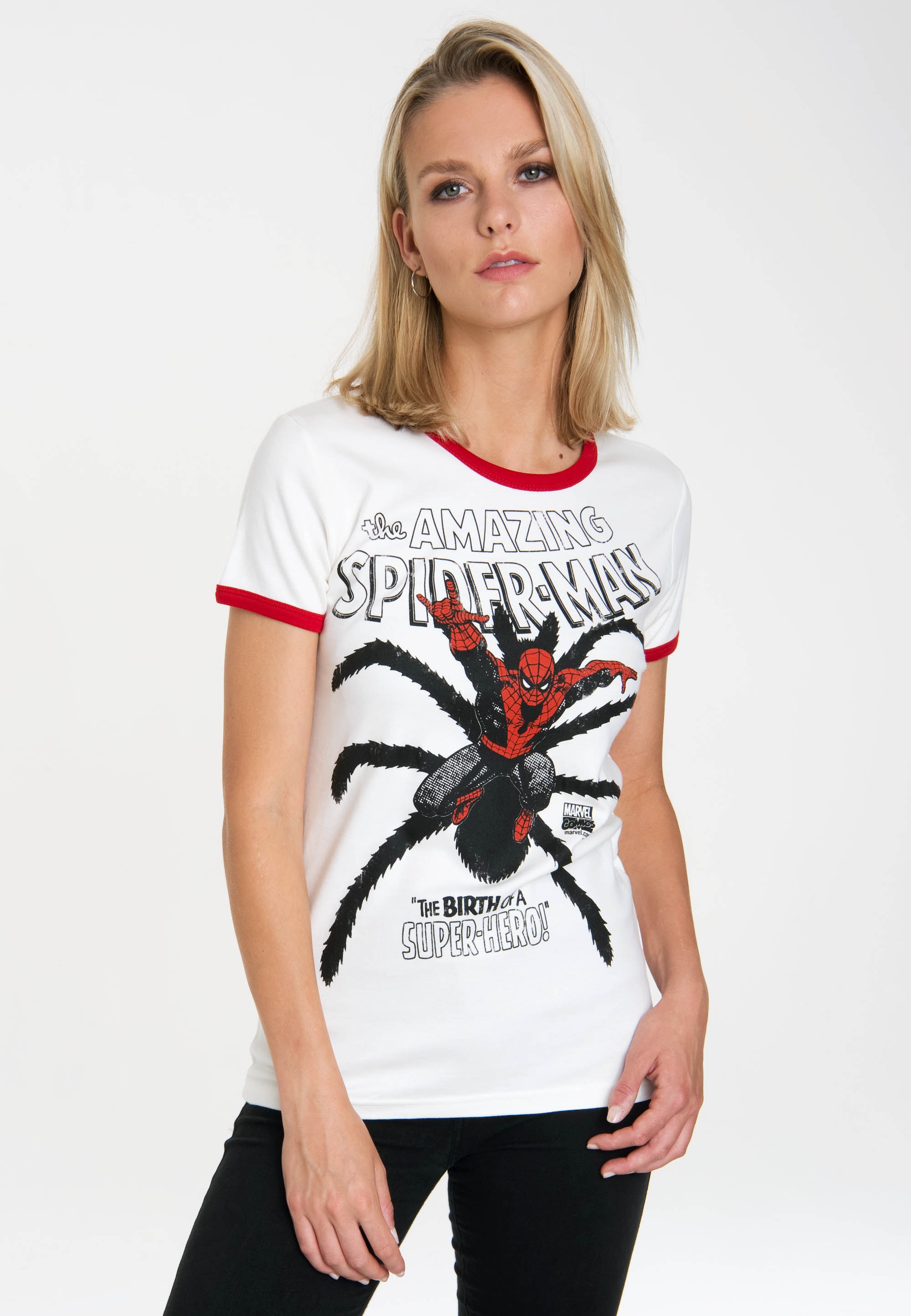 lizenziertem LOGOSHIRT | BAUR Originaldesign T-Shirt mit »Spider-Man«, bestellen