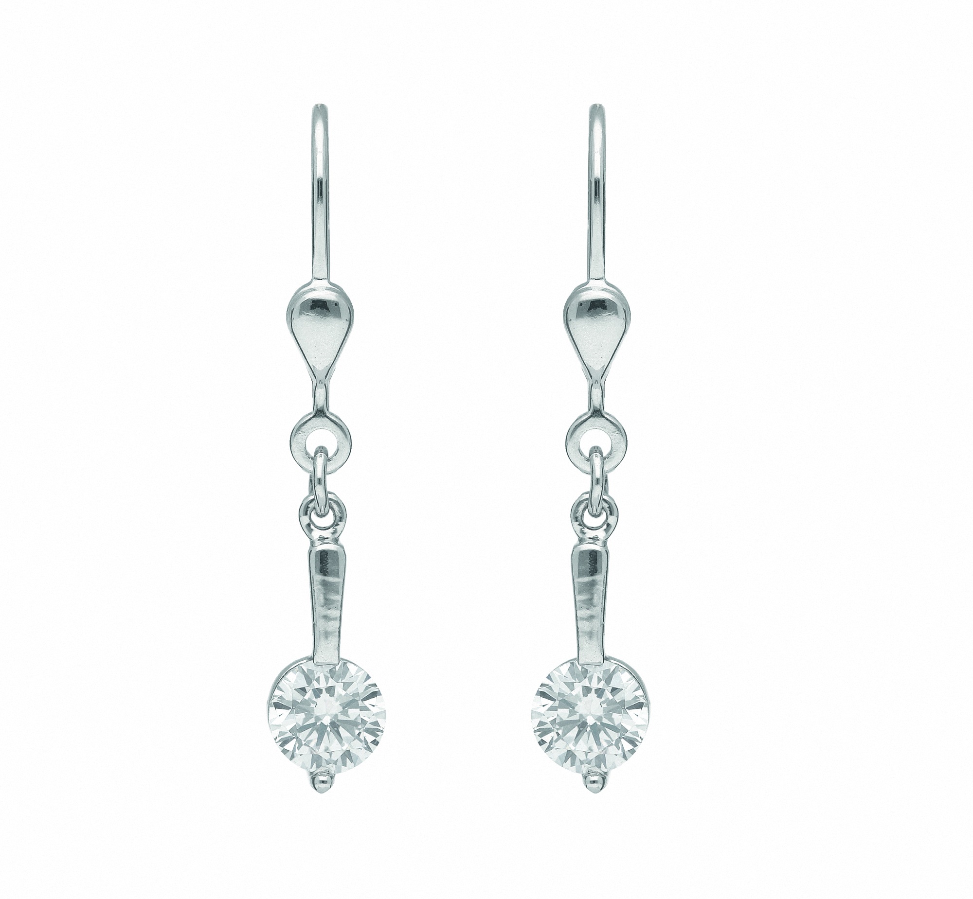 LeCalla Ohrhänger Aus Sterlingsilber 925 Mit Hebelverschluss – Damen Schmuck, 42x13 Mm, In Geschenkbox
