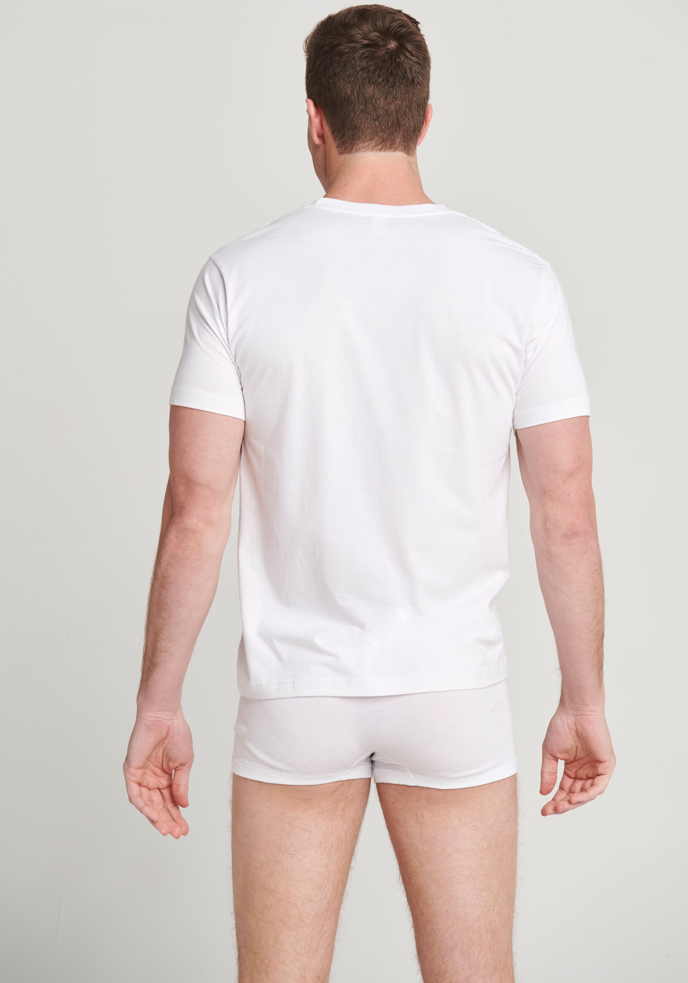 Thumbnail - Jockey T-Shirt "Modern Classic" 2er Pack, figurbetonte Passform, Rundhalsausschnitt, kurze Ärmel