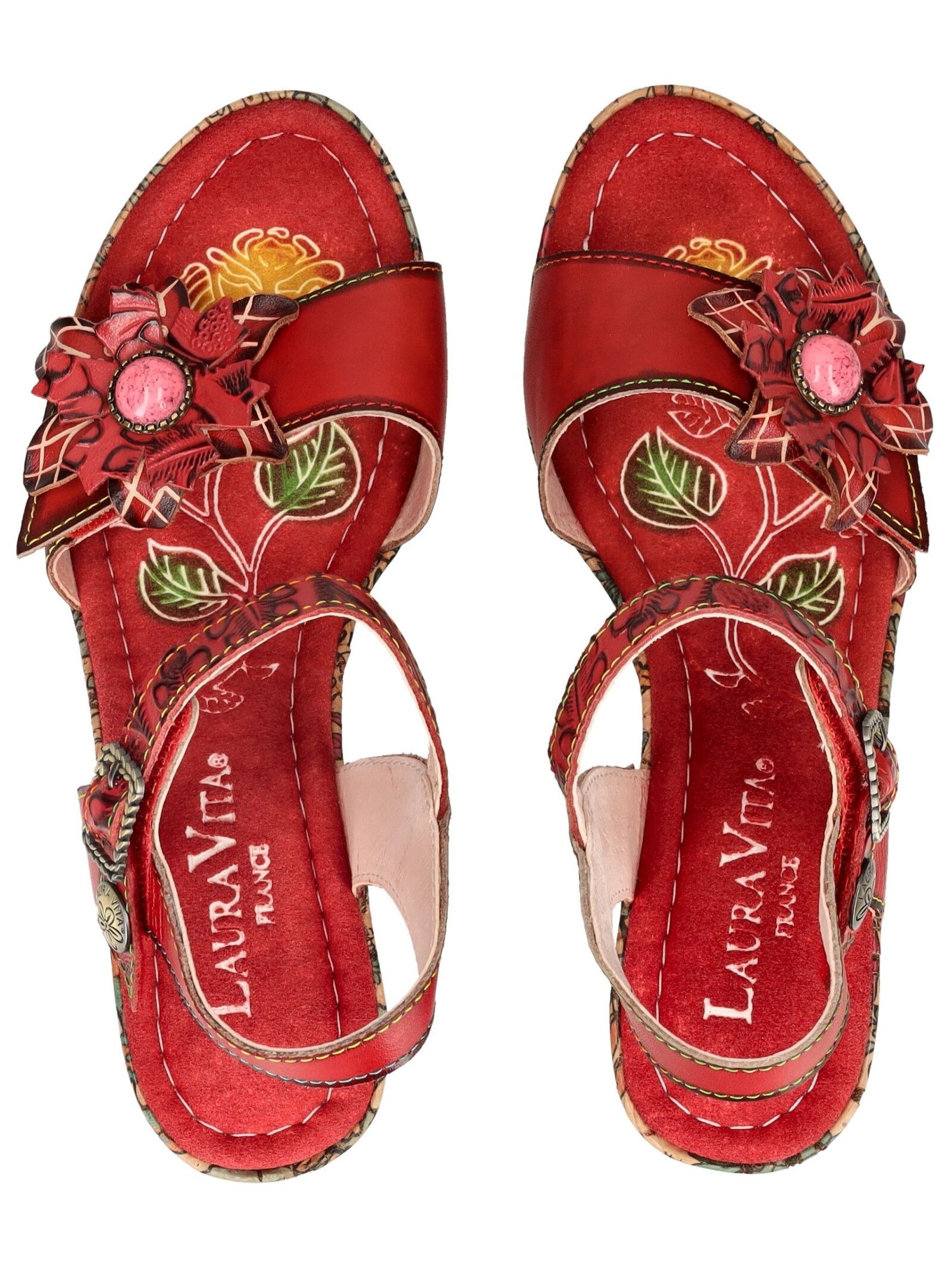 LAURA VITA High-Heel-Sandalette »LAURA VITA Sandalen Leder«