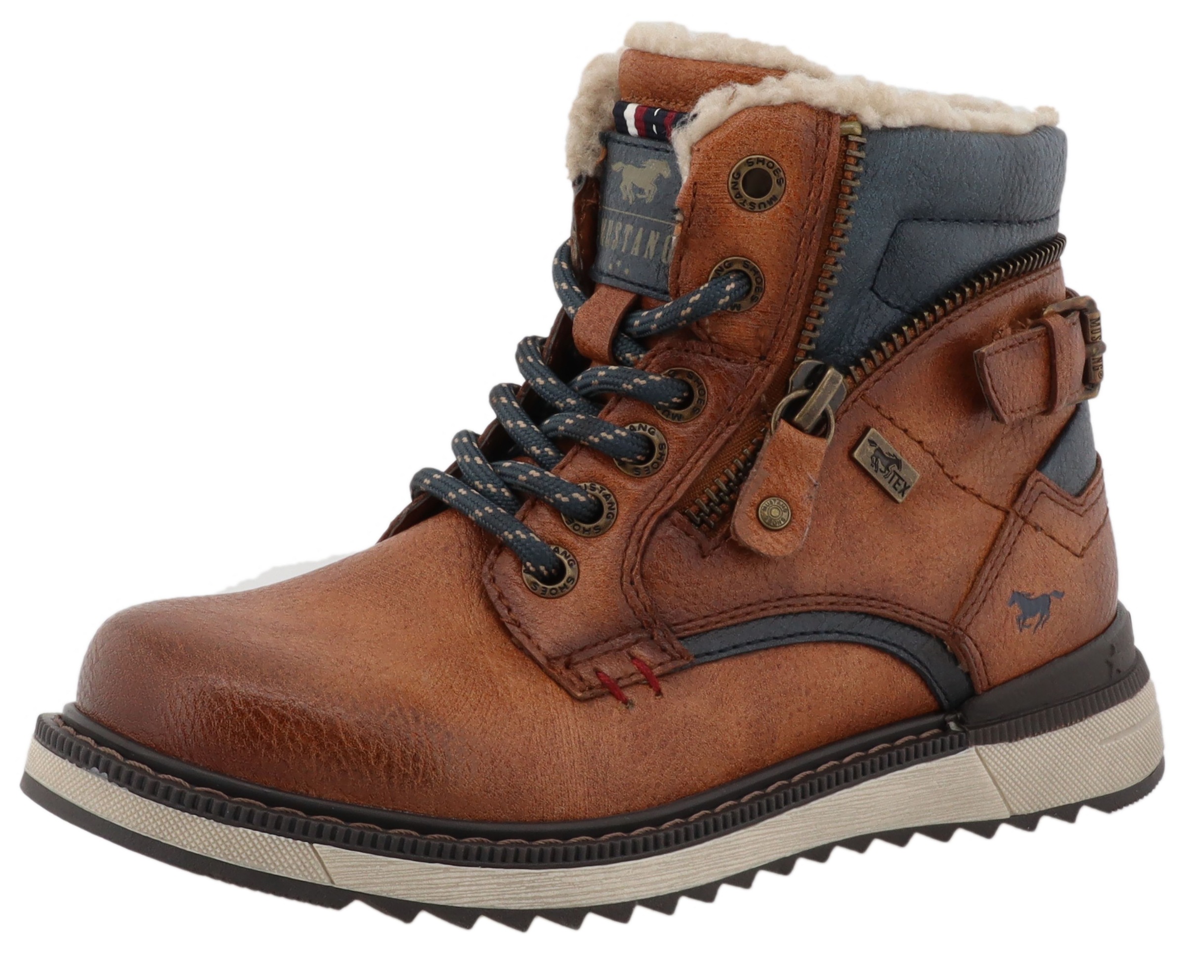 Mustang Shoes Winterboots "Donato" Schnürboots, Outdoorboots mit TEX-Membrane