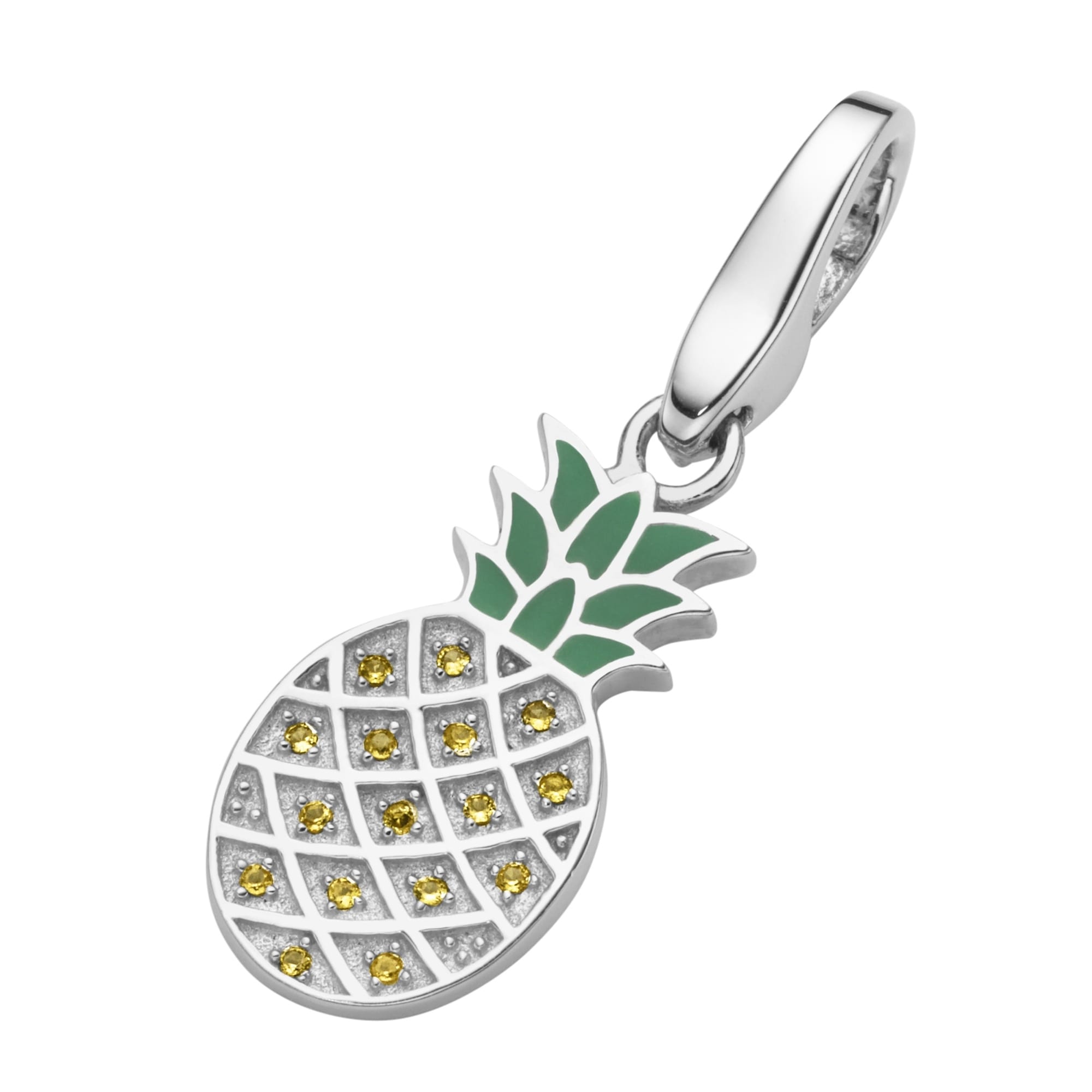 Charm-Einhänger »Ananas, Silber 925«
