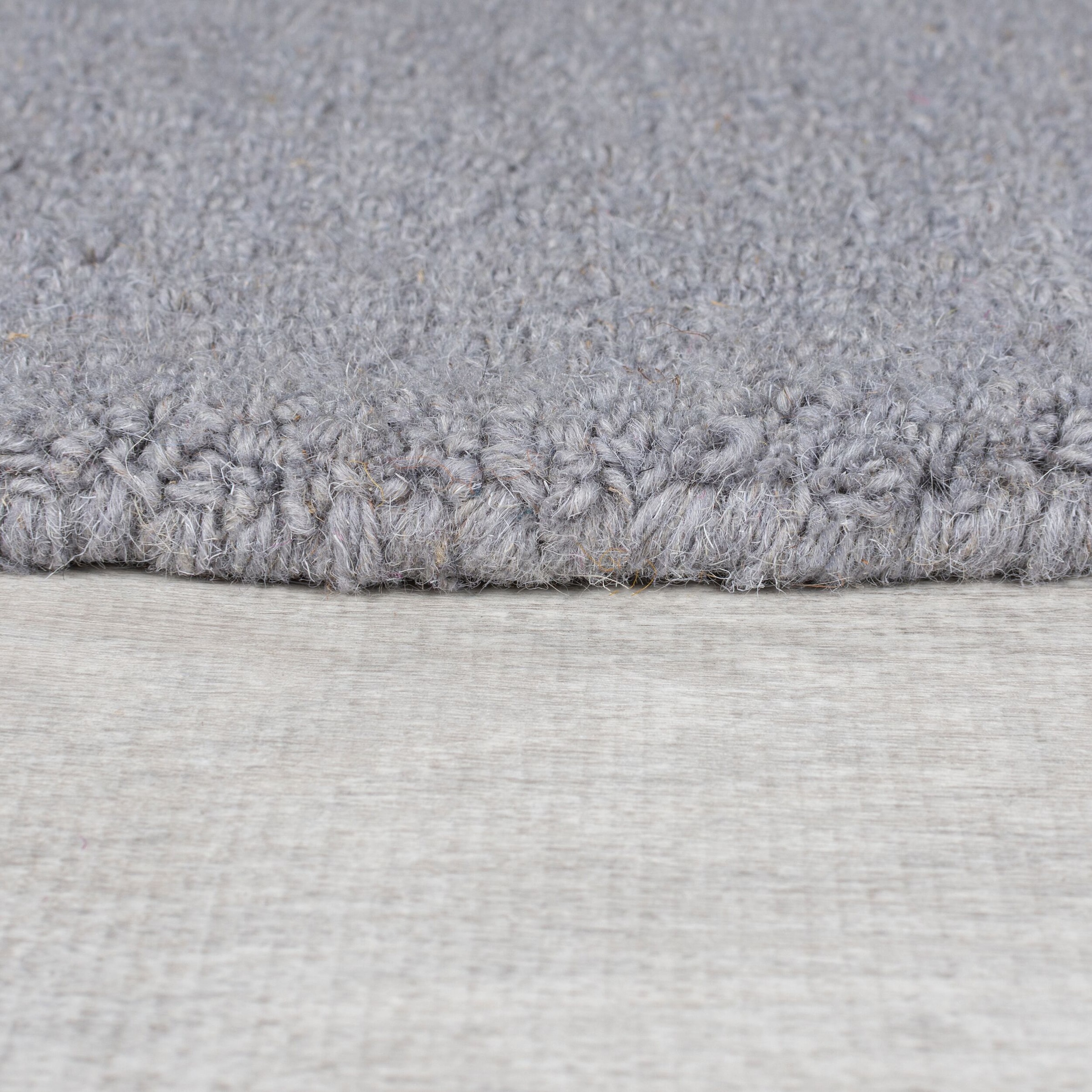 FLAIR RUGS Wollteppich »Mia Ellipse«, rechteckig, 12 mm Höhe, mit gebogenem Zuschnitt
