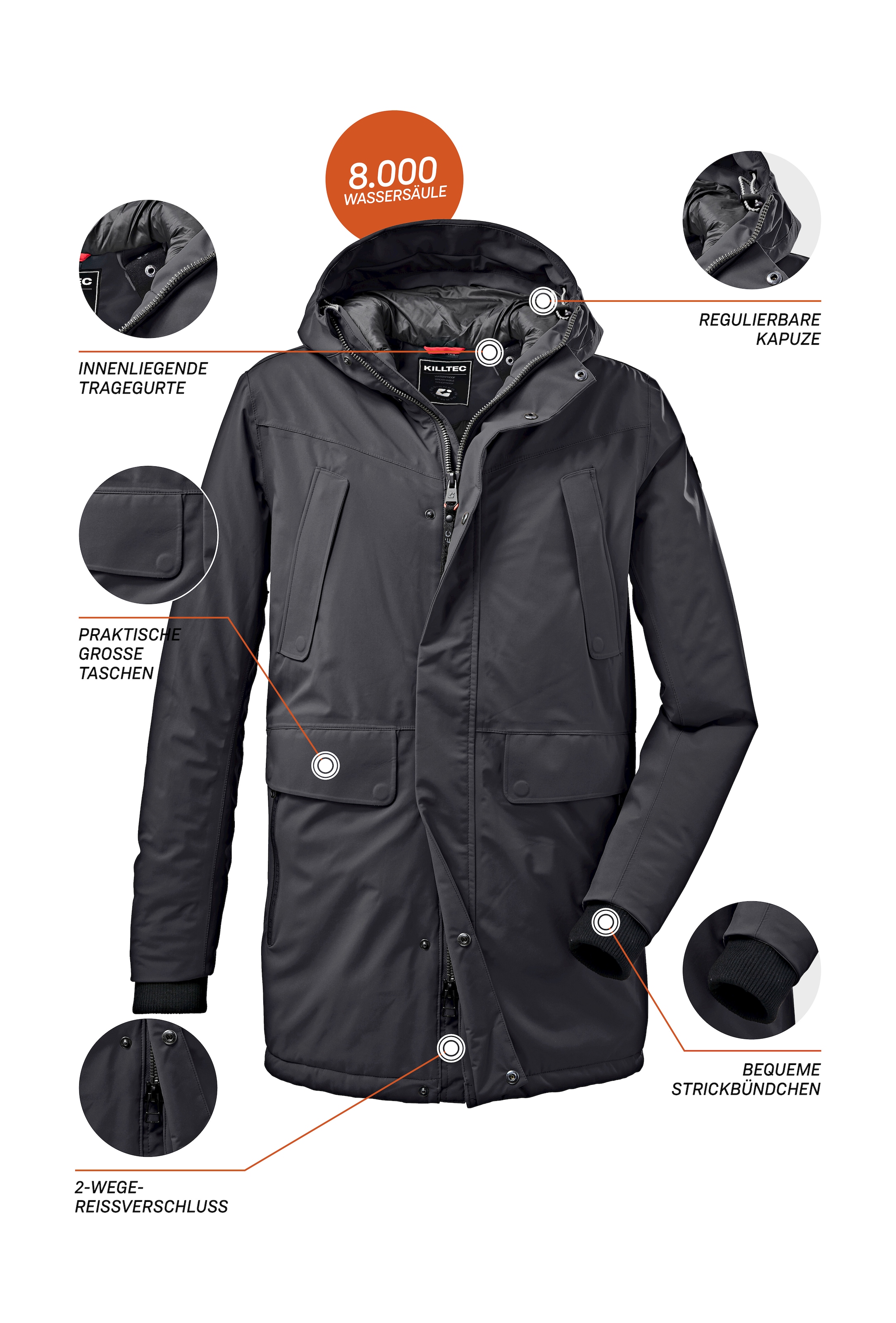 Killtec Parka »KOW 115 MN PRK«