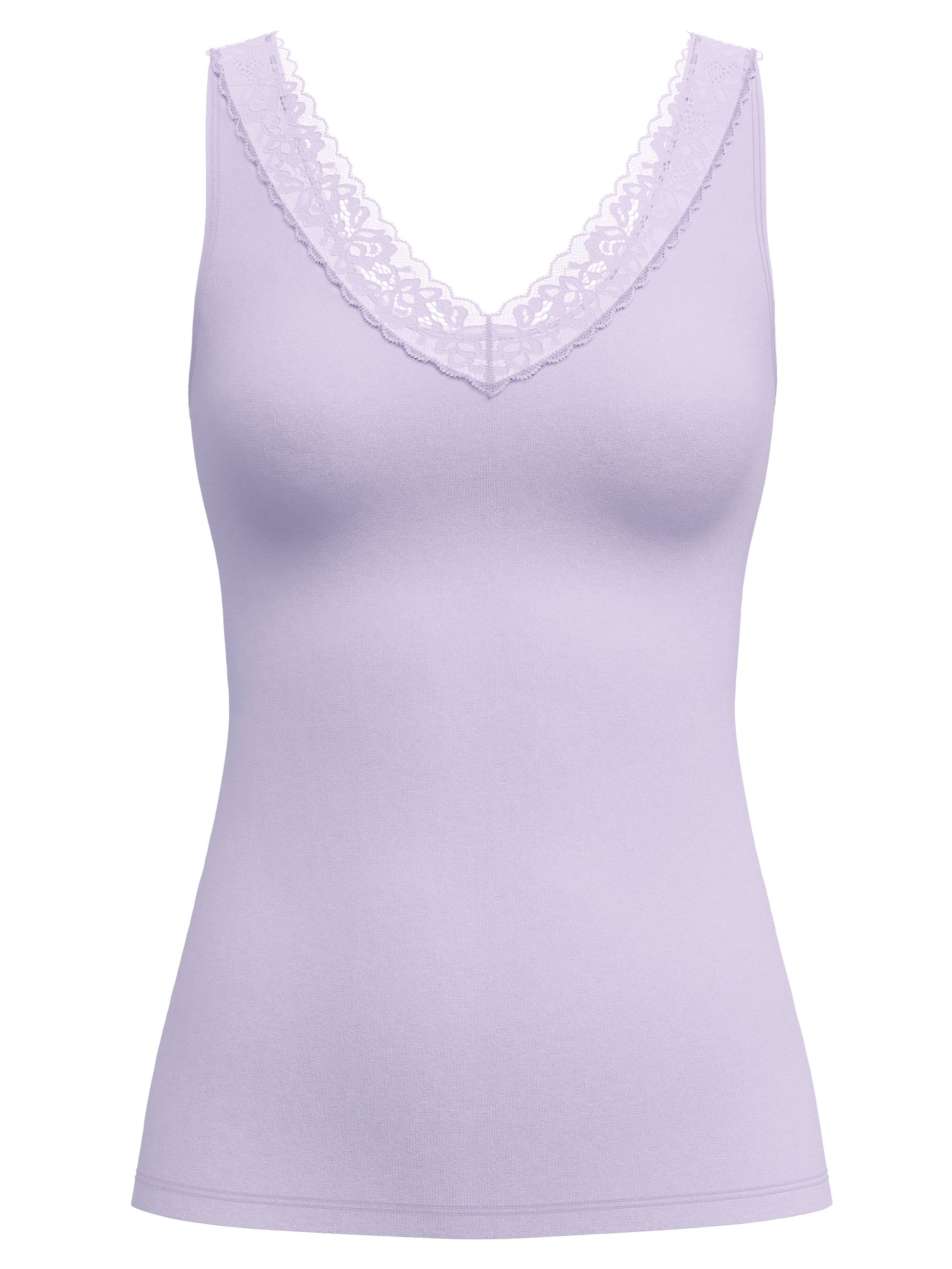 CALIDA Unterhemd "Natural Comfort Lace", Tank-Top, Baumwoll-Top mit schöner günstig online kaufen