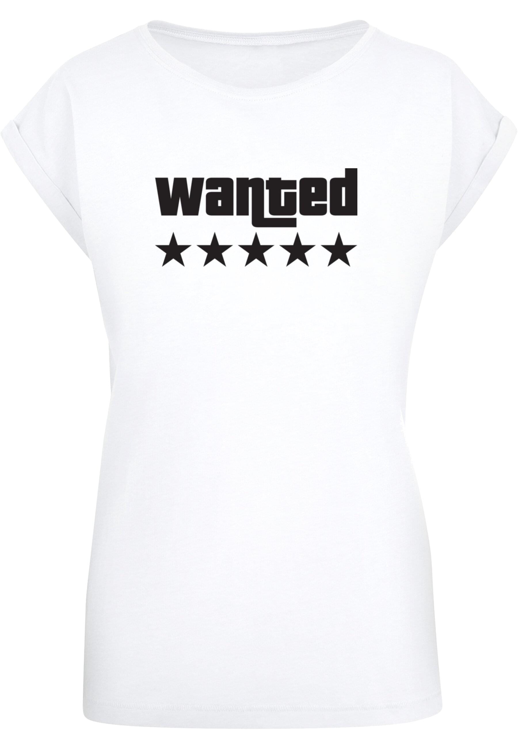 | Extended T-Shirt »Damen Shoulder Wanted tlg.) Tee«, BAUR Laides kaufen (1 Merchcode online