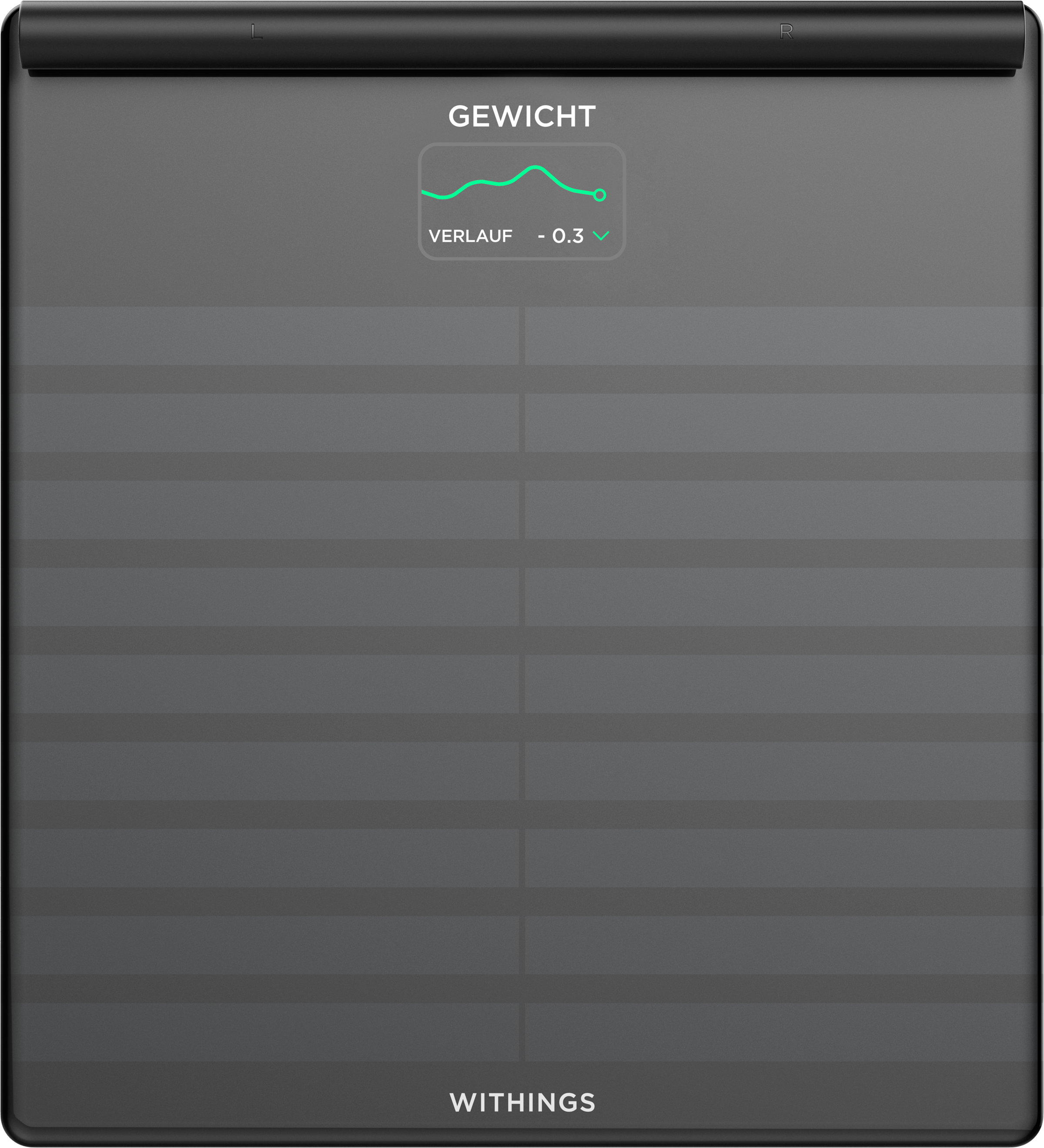 Withings Personenwaage »Body Scan«, mit integriertem 6-Kanal-Elektrokardiogramm (EKG)