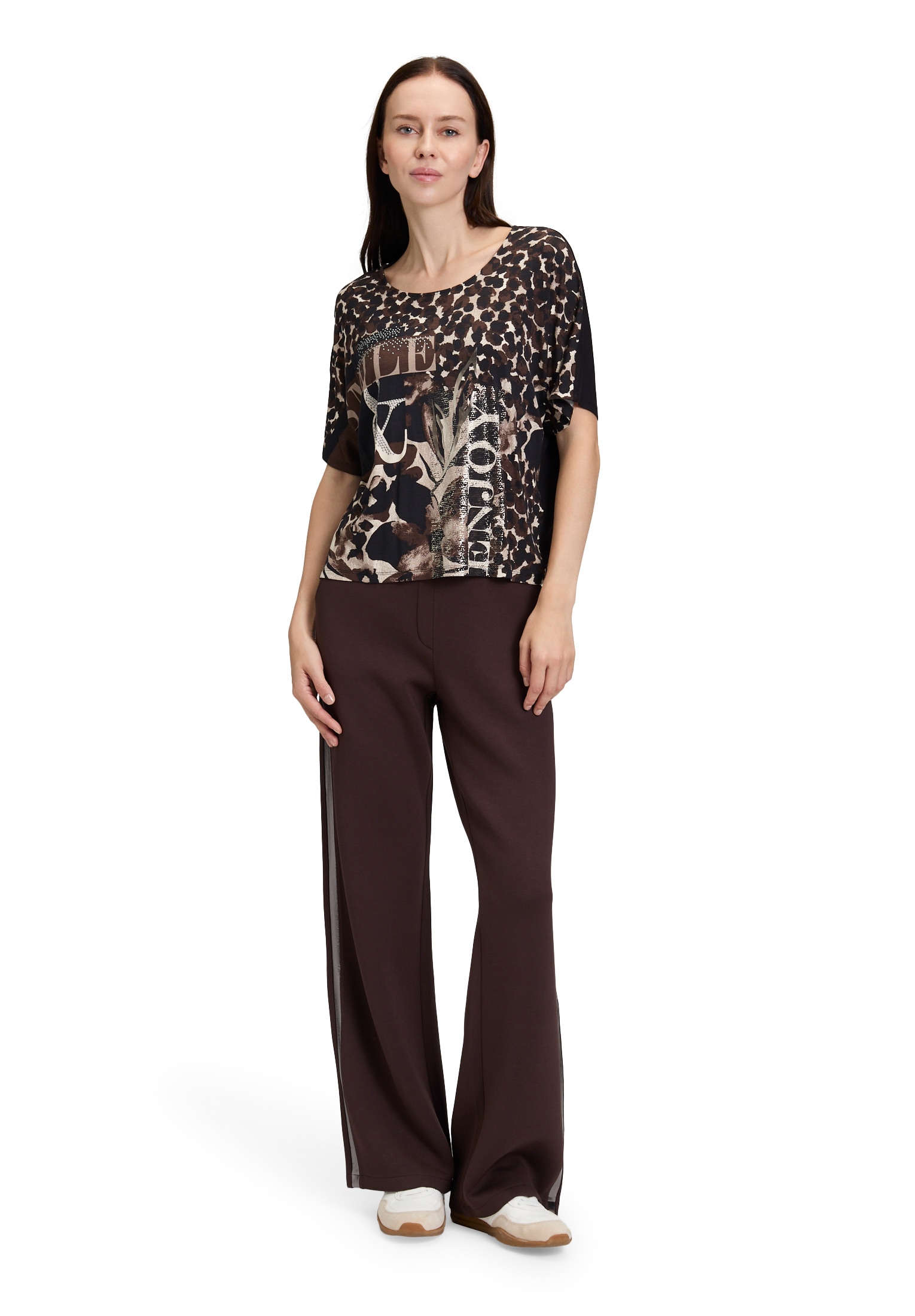 Betty Barclay Kurzarmshirt »Betty Barclay Damen Oversize-Shirt mit Aufdruck«, (1 tlg.)