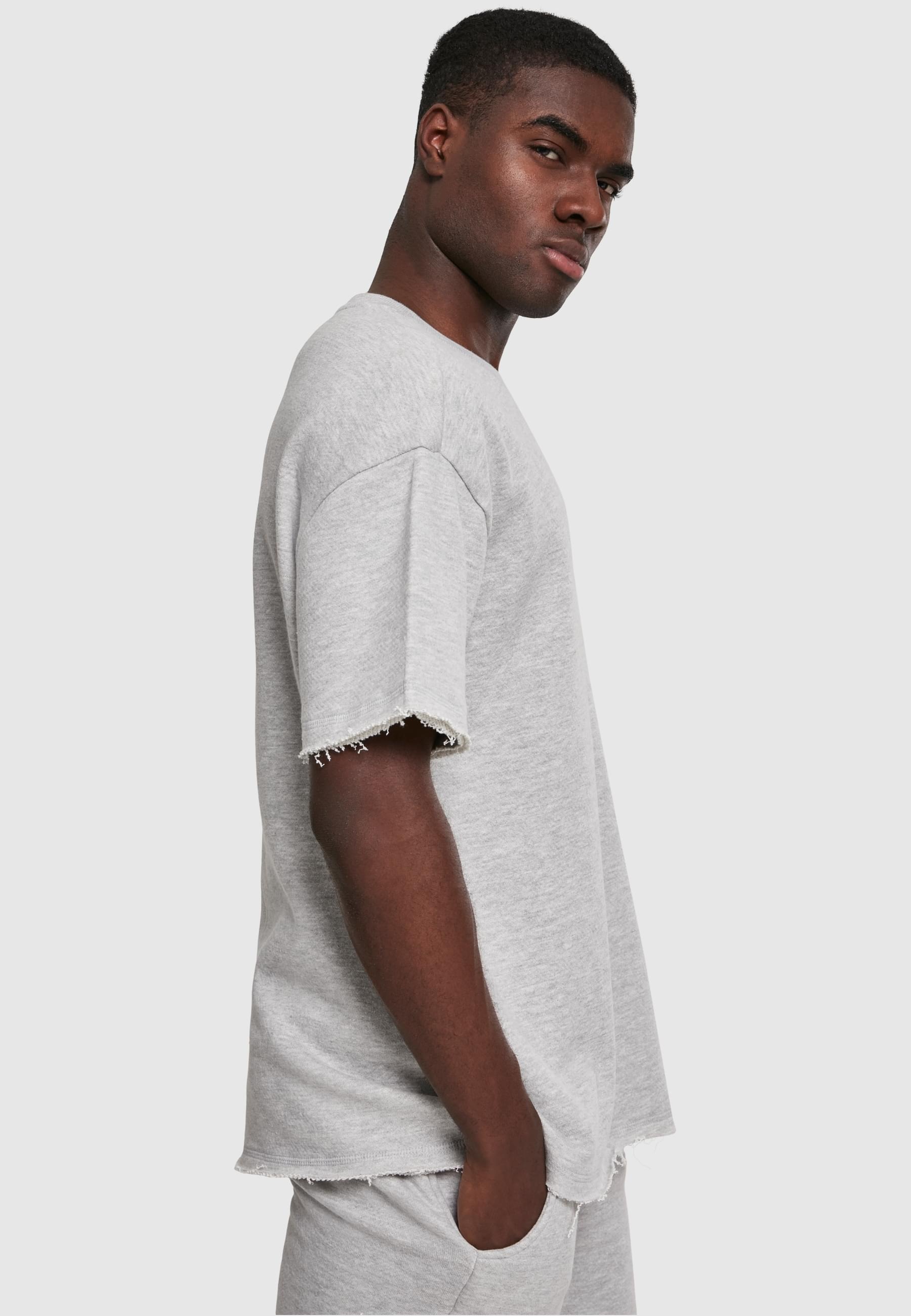 URBAN CLASSICS T-Shirt »Urban Classics Herren Herringbone Terry Tee«, (1 tlg.)