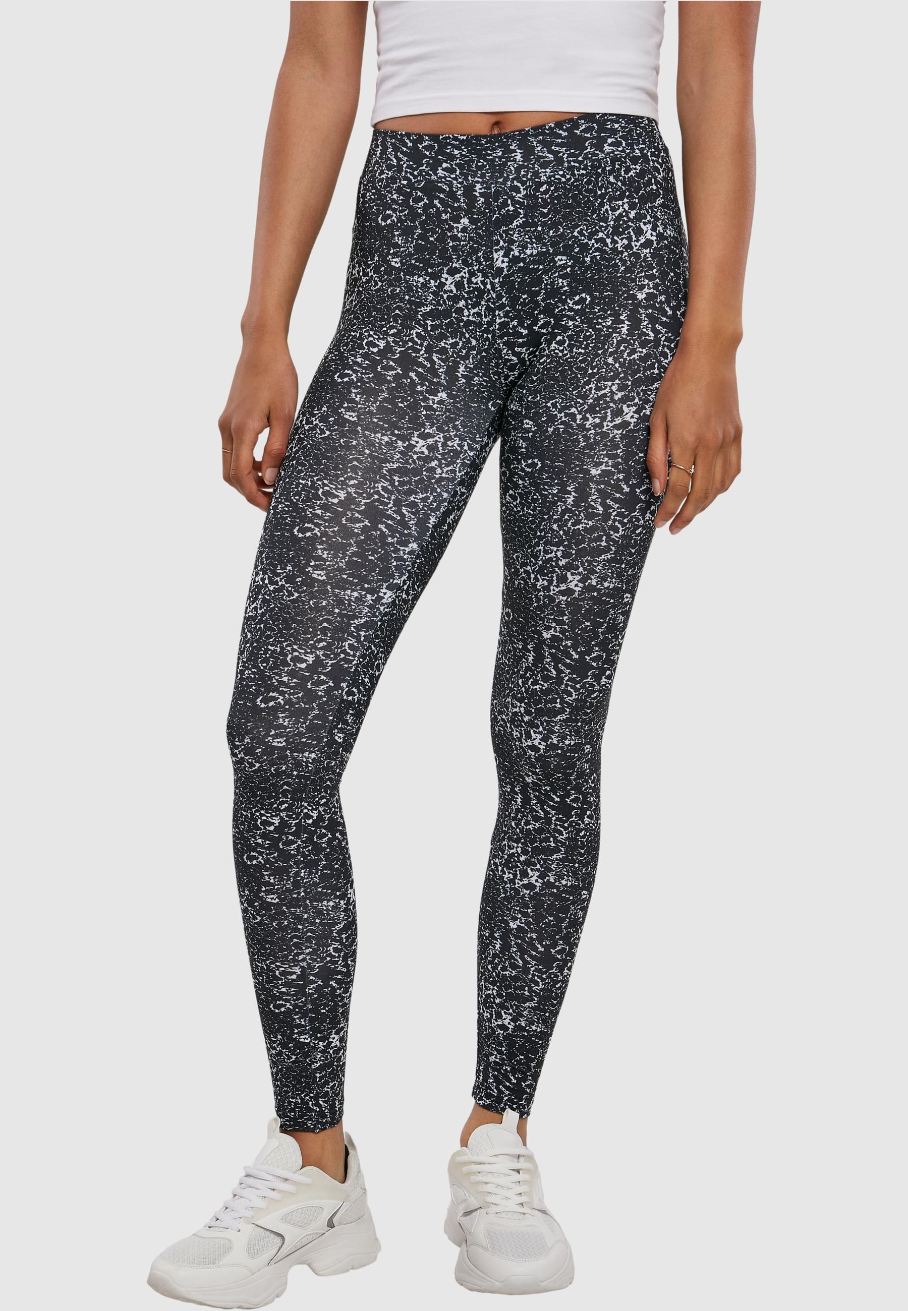 URBAN CLASSICS Leggings »Urban Classics Damen Ladies AOP Leggings«, (1 tlg.)