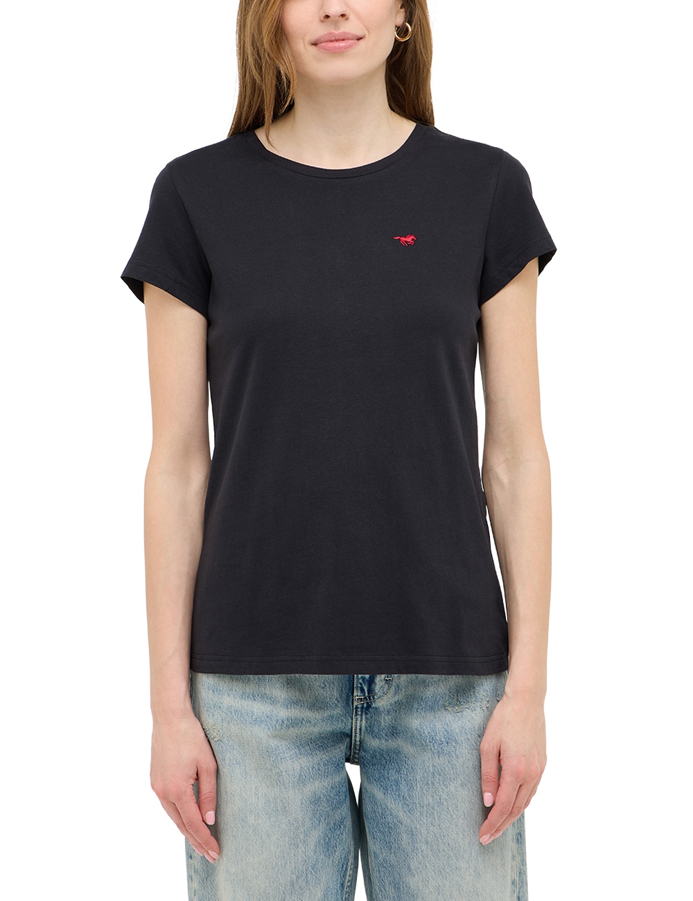 MUSTANG Kurzarmshirt "Damen Style Loa" günstig online kaufen