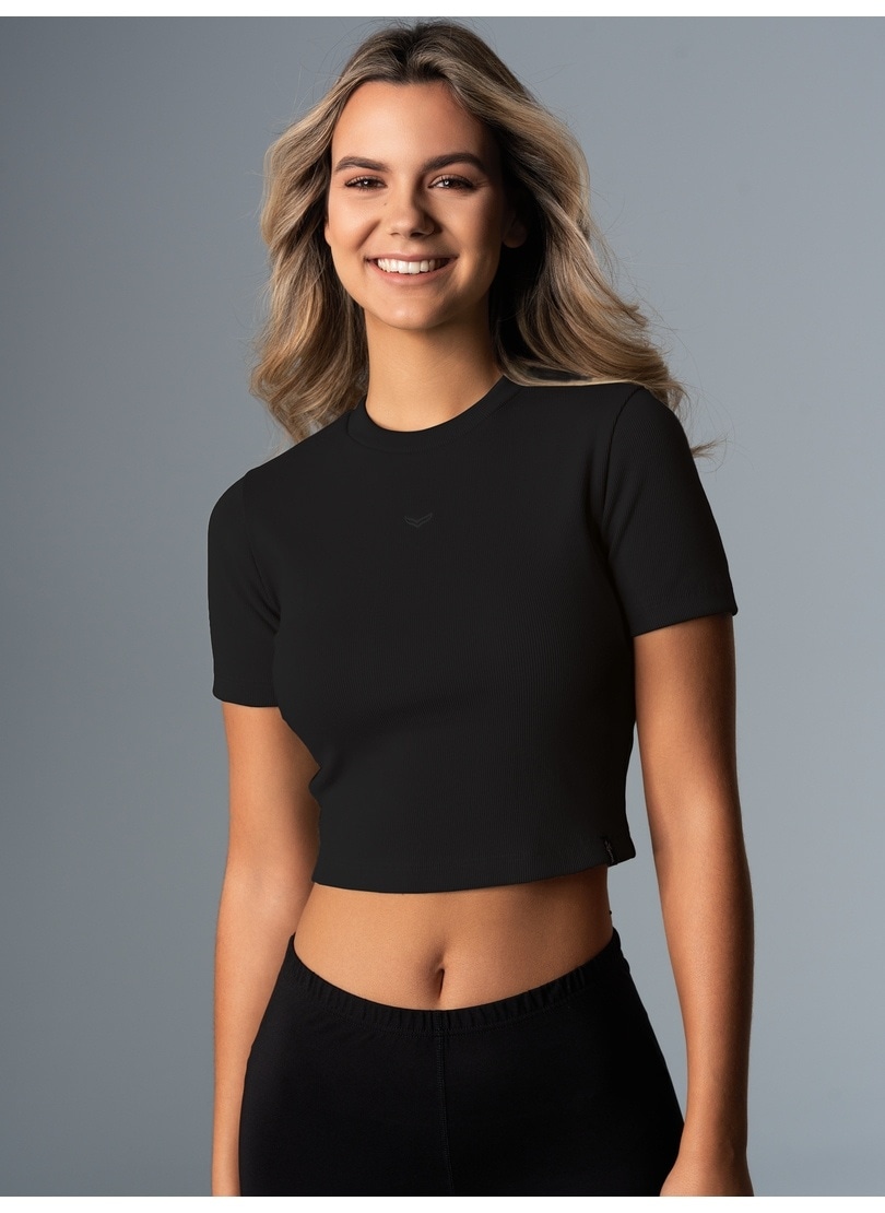 Trigema T-Shirt "TRIGEMA Modisches Crop-Top" 1 Stk. günstig online kaufen