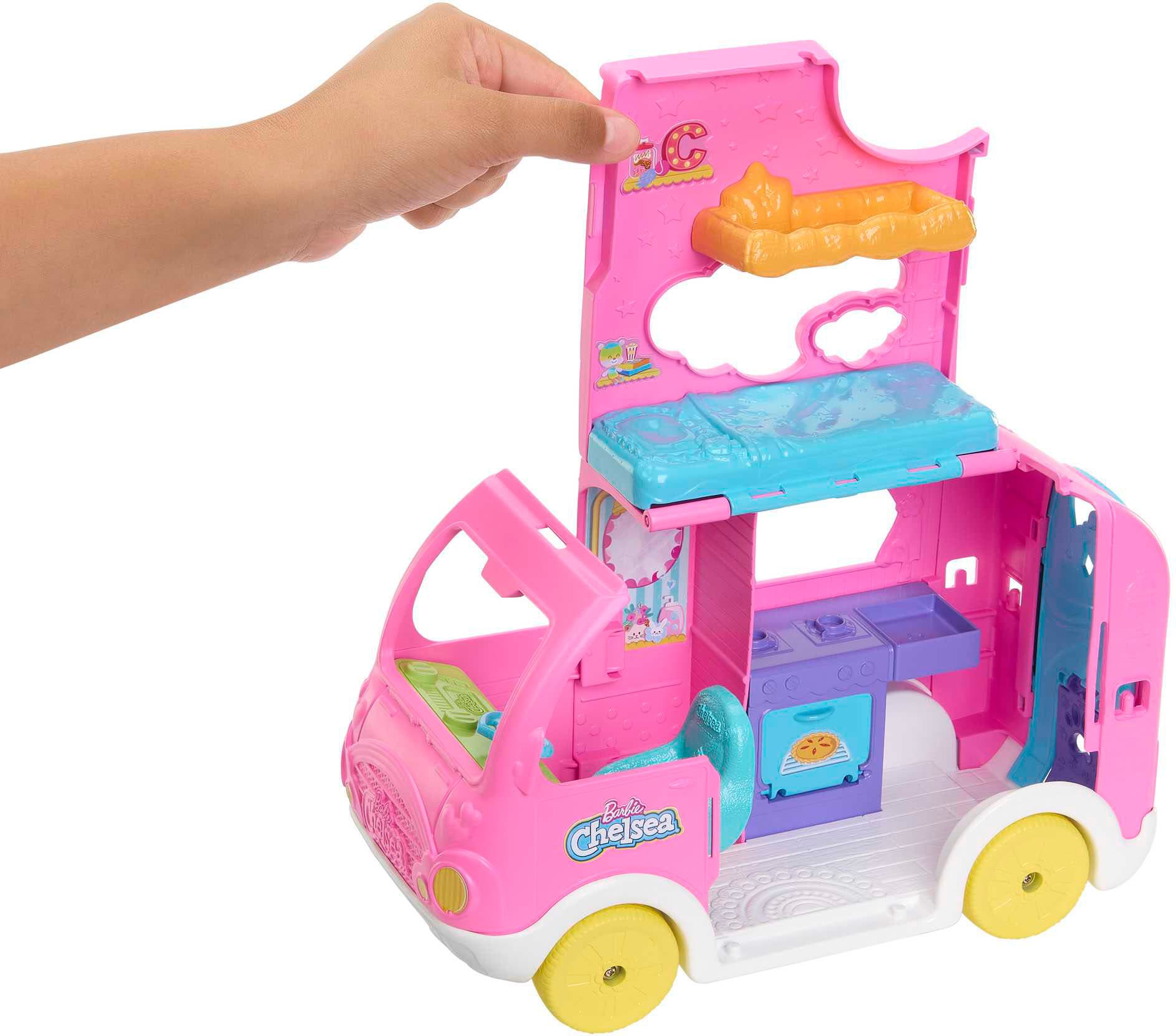 Barbie Puppen Fahrzeug »Chelsea 2-in-1 Camper Spielset mit Puppe«