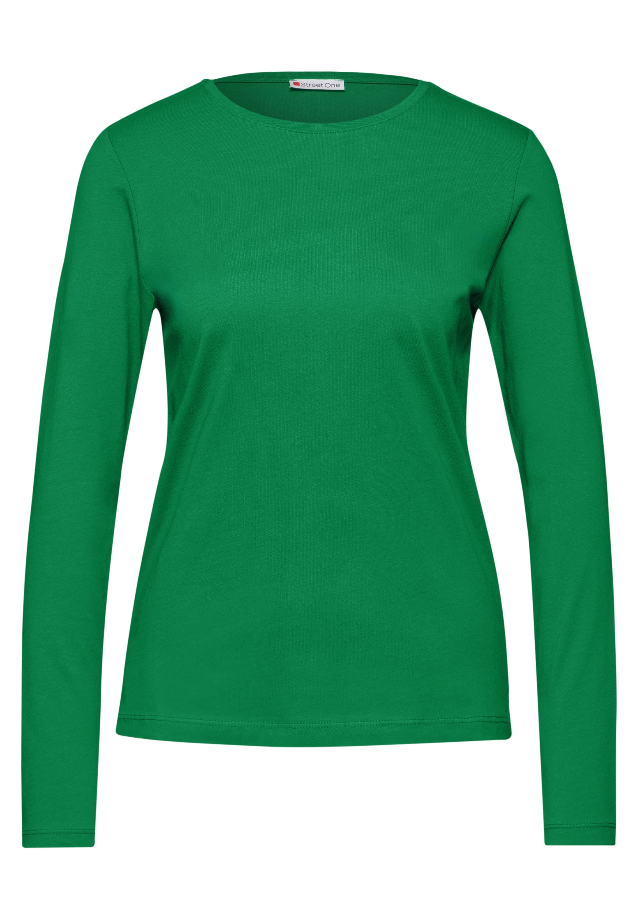 STREET ONE Langarmshirt, aus reiner Baumwolle
