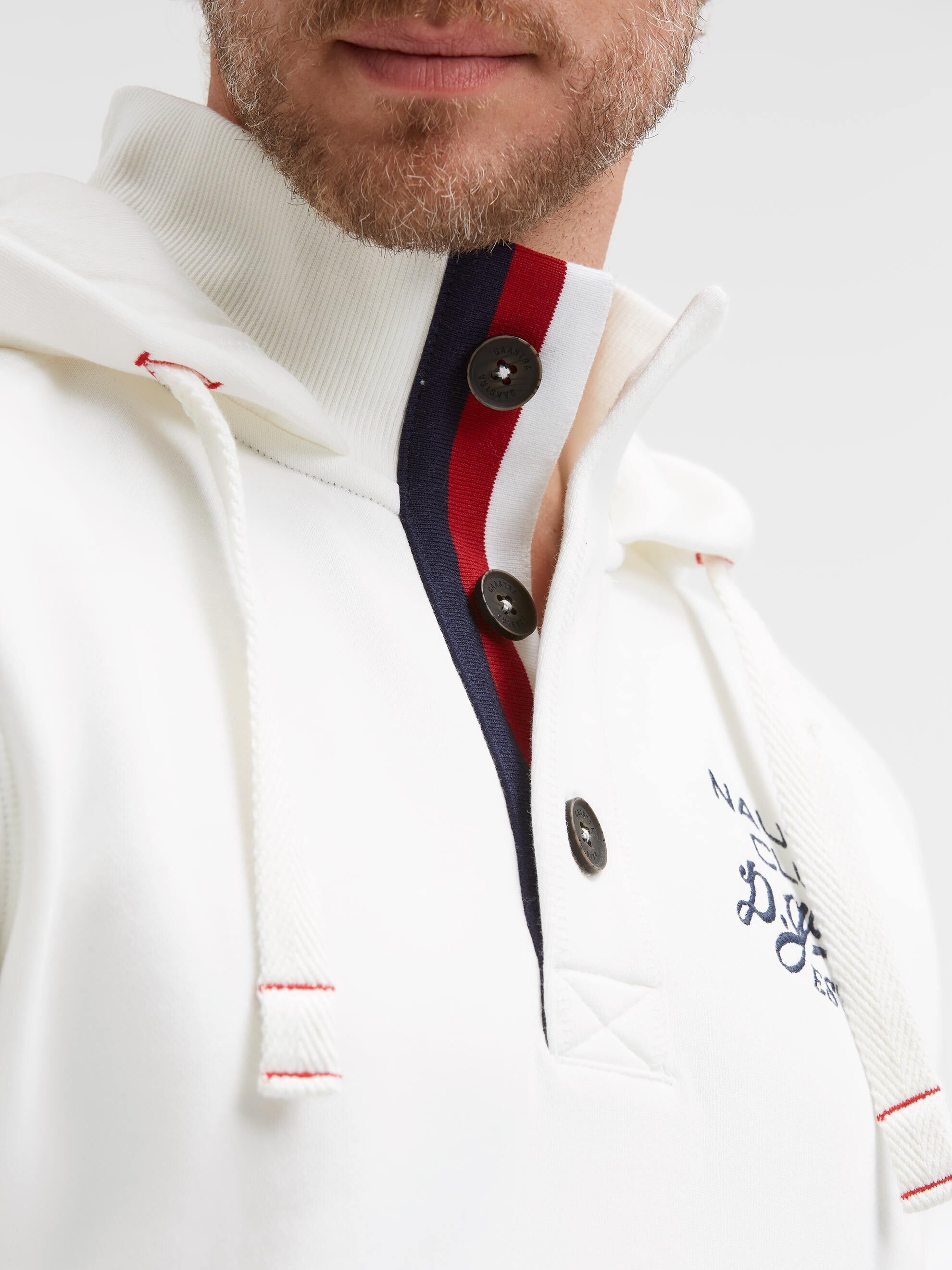 Gaastra Kapuzensweatshirt , mit Stehkragen
