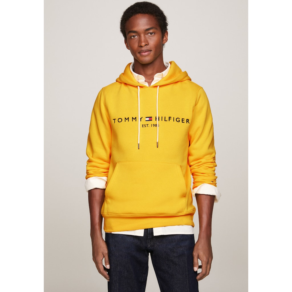 Tommy Hilfiger Kapuzensweatshirt »TOMMY LOGO HOODY«, mit Kapuze und Kängurutasche