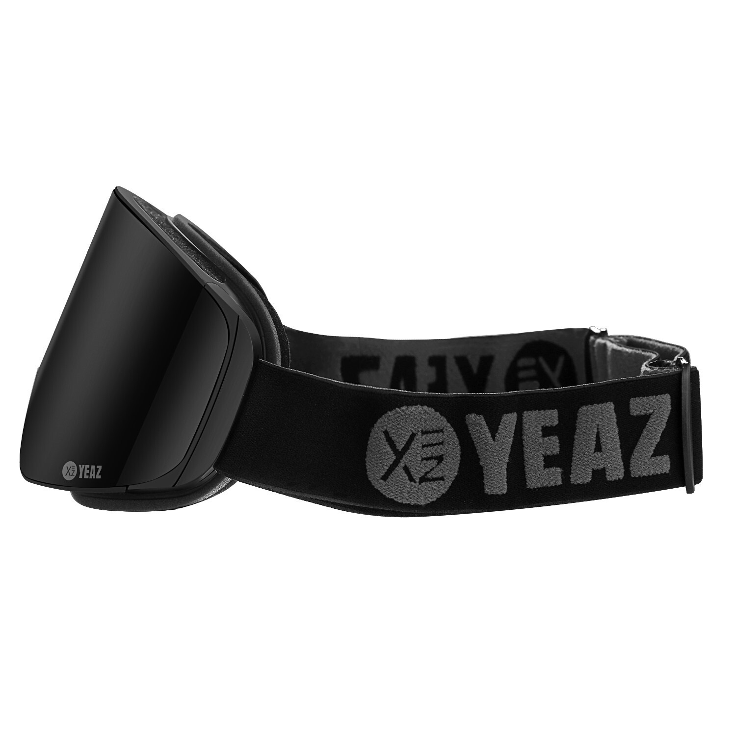 YEAZ Snowboardbrille »Magnet-Ski-Snowboardbrille schwarz/schwarz APEX«