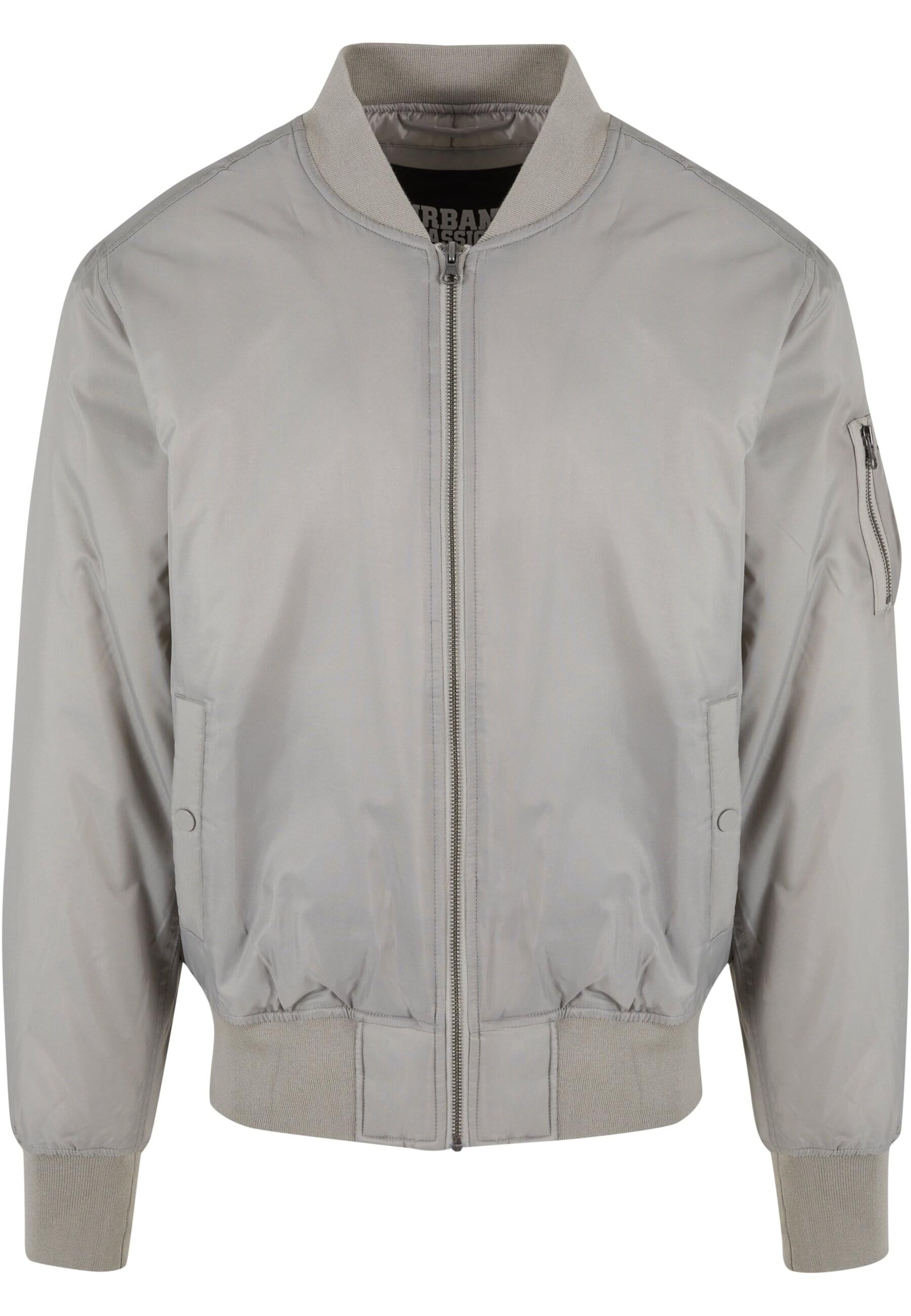 URBAN CLASSICS Anorak »Urban Classics Herren Basic Bomber Jacket«, (1 St.), ohne Kapuze