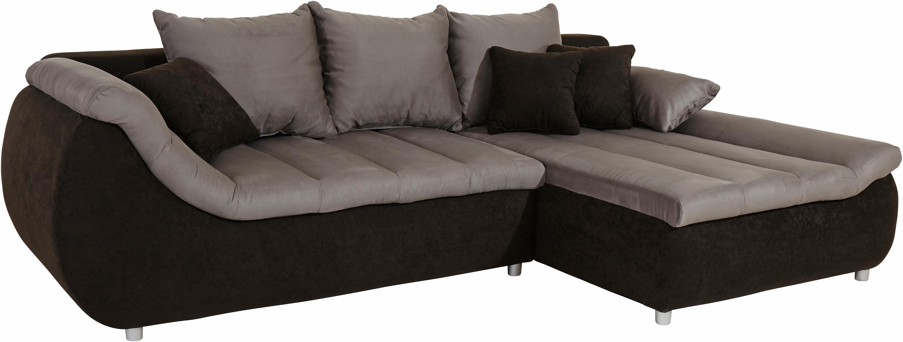 Home affaire Ecksofa "Imola modern, Breite 270cm, bequem, aktuelle Steppung im Sitz, L-Form" inkl. Bettfunktion und Bettkasten