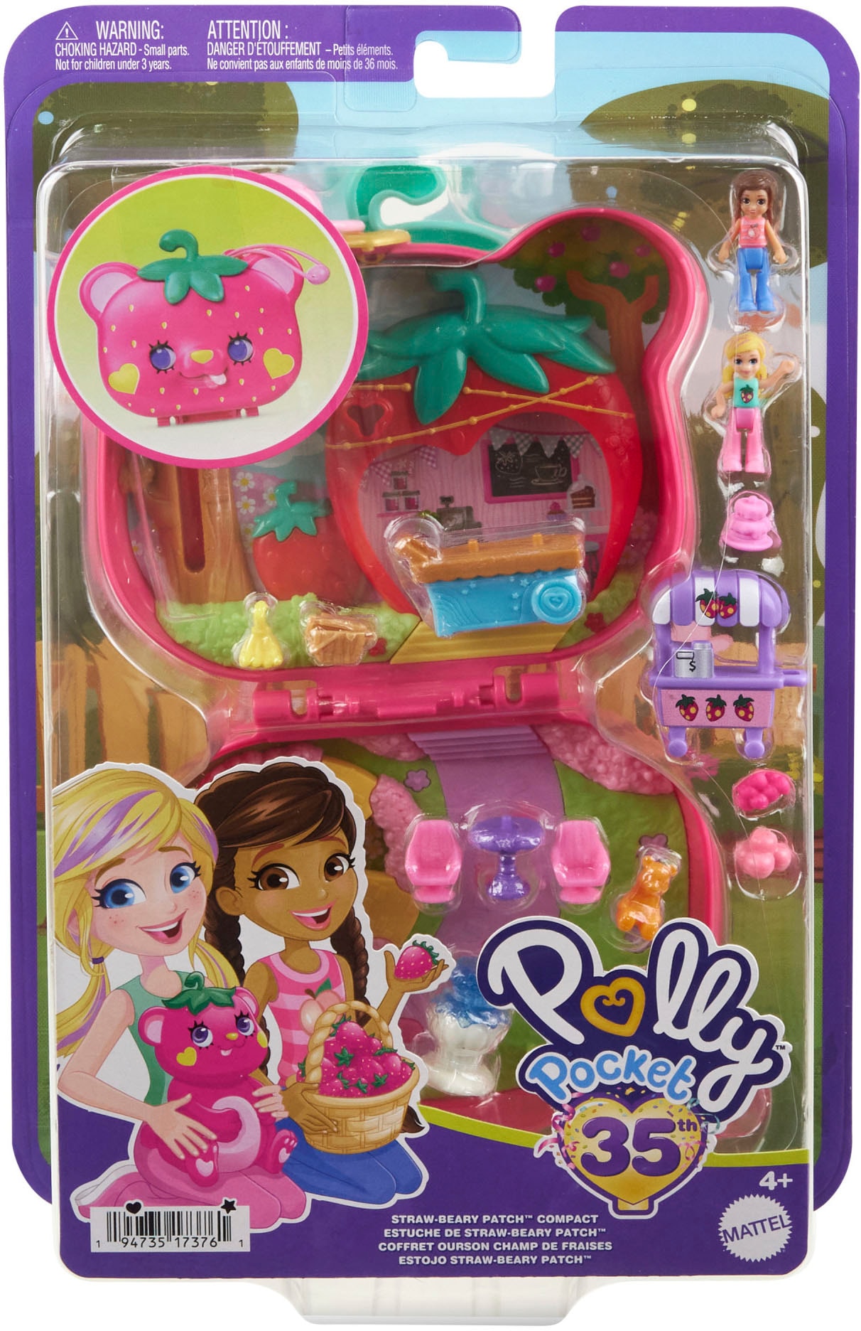 Polly Pocket Spielwelt »Erdbeer-Bärchen«