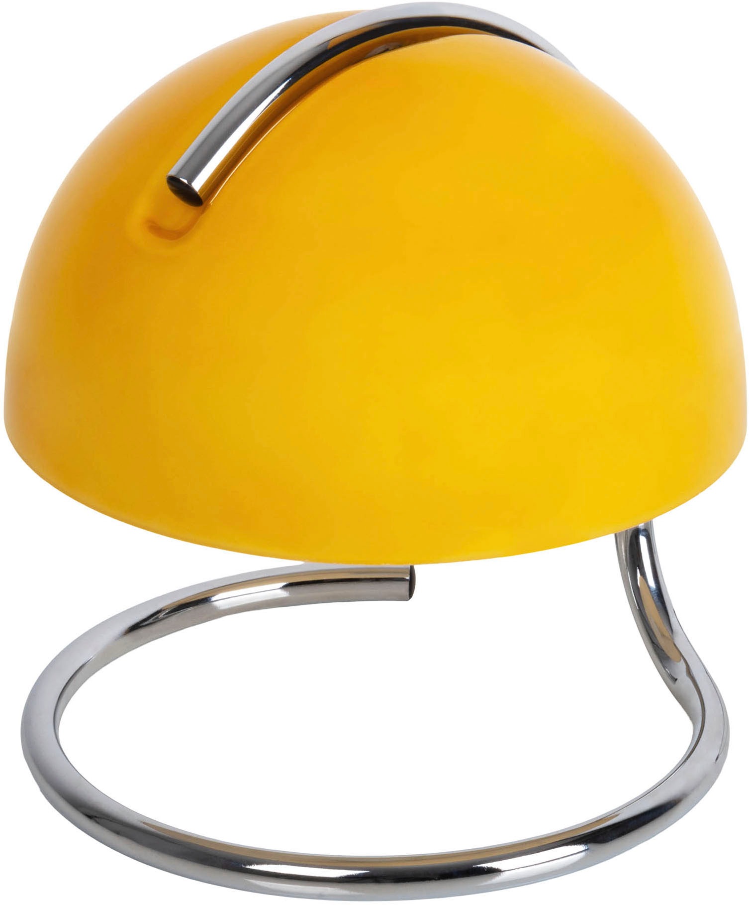 näve Tischleuchte »Burano«, 1 flammig, Leuchtmittel E27 | ohne Leuchtmittel, halbkugelförmiger Glasschirm, 1x E27, Zuleitung schwarz 150cm