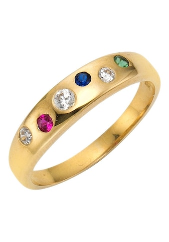 Goldring »Schmuck Geschenk Gold 333 Damenring Goldring Edelstein Farbstein«