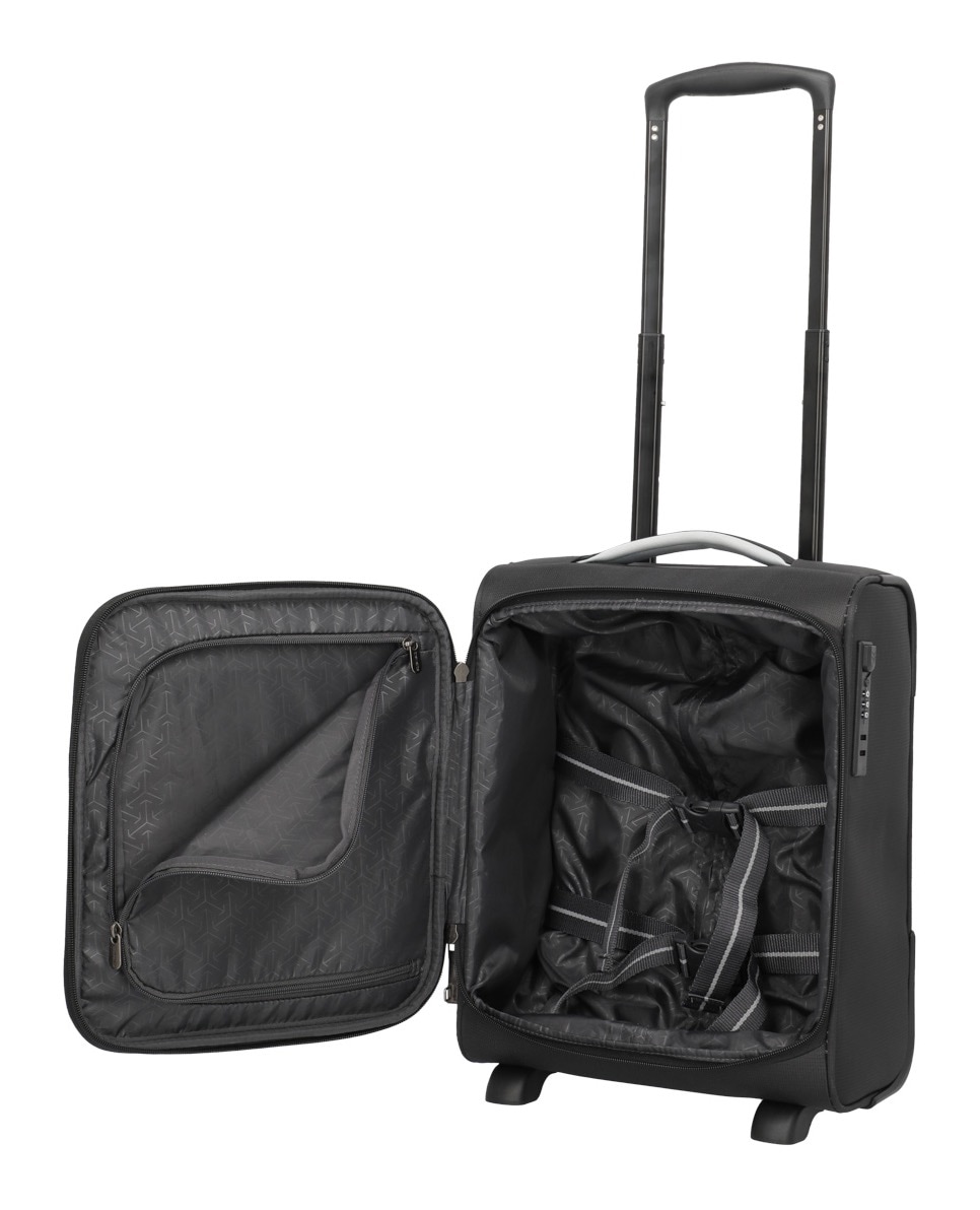 travelite Handgepäck-Trolley »JETPACK Easy 2 Cabin, konzipiert für EasyJet, Vueling & Wizz«, 4 Rollen, Weichgepäck-Koffer Handgepäck für die meisten gängigen Airlines
