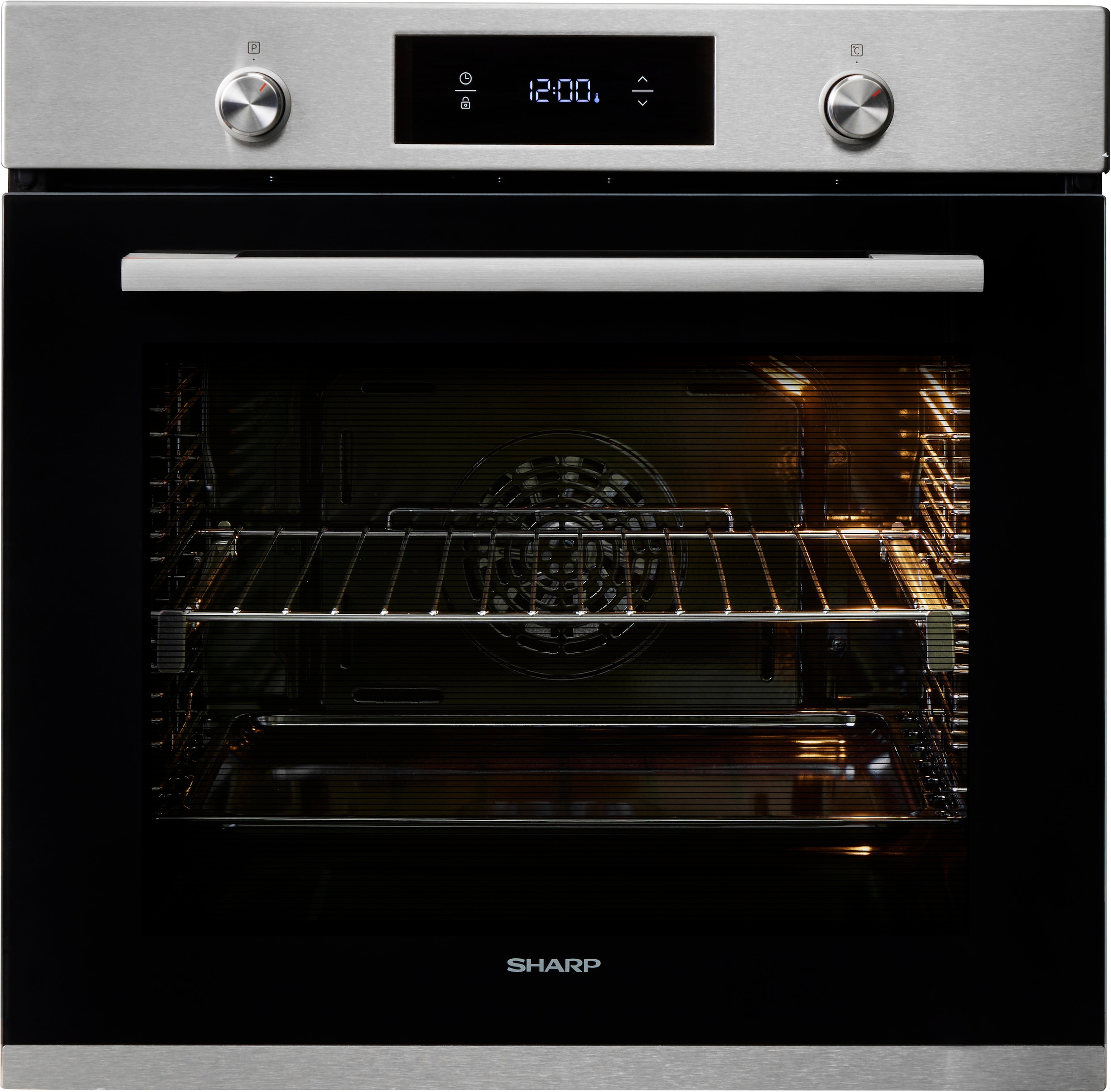 Sharp Einbaubackofen  »K-70P19INH-EU«, mit Vollauszug, SoftClosing