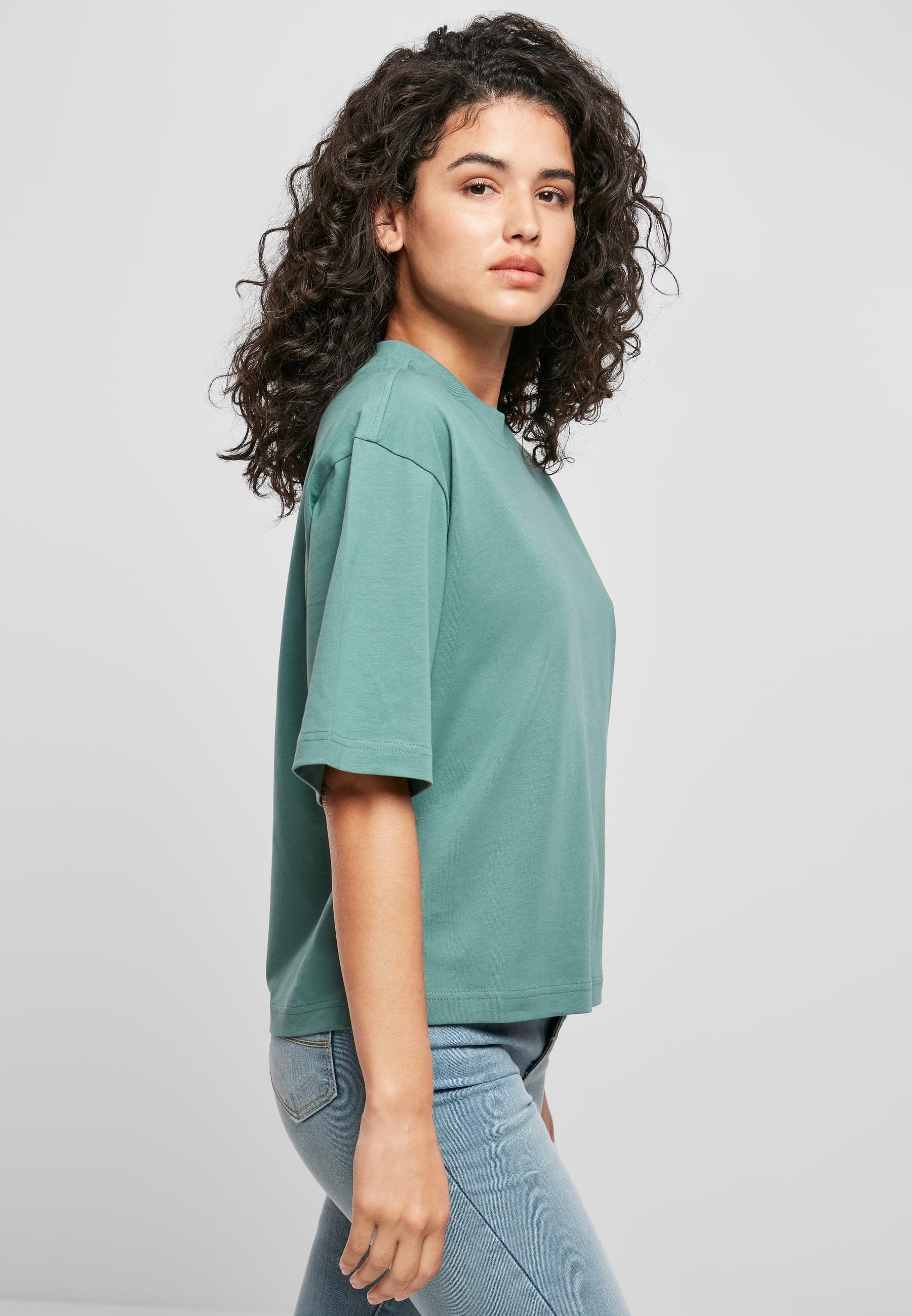 URBAN CLASSICS T-Shirt »Urban Classics Damen Ladies Organic Oversized Tee«, (1 tlg.)