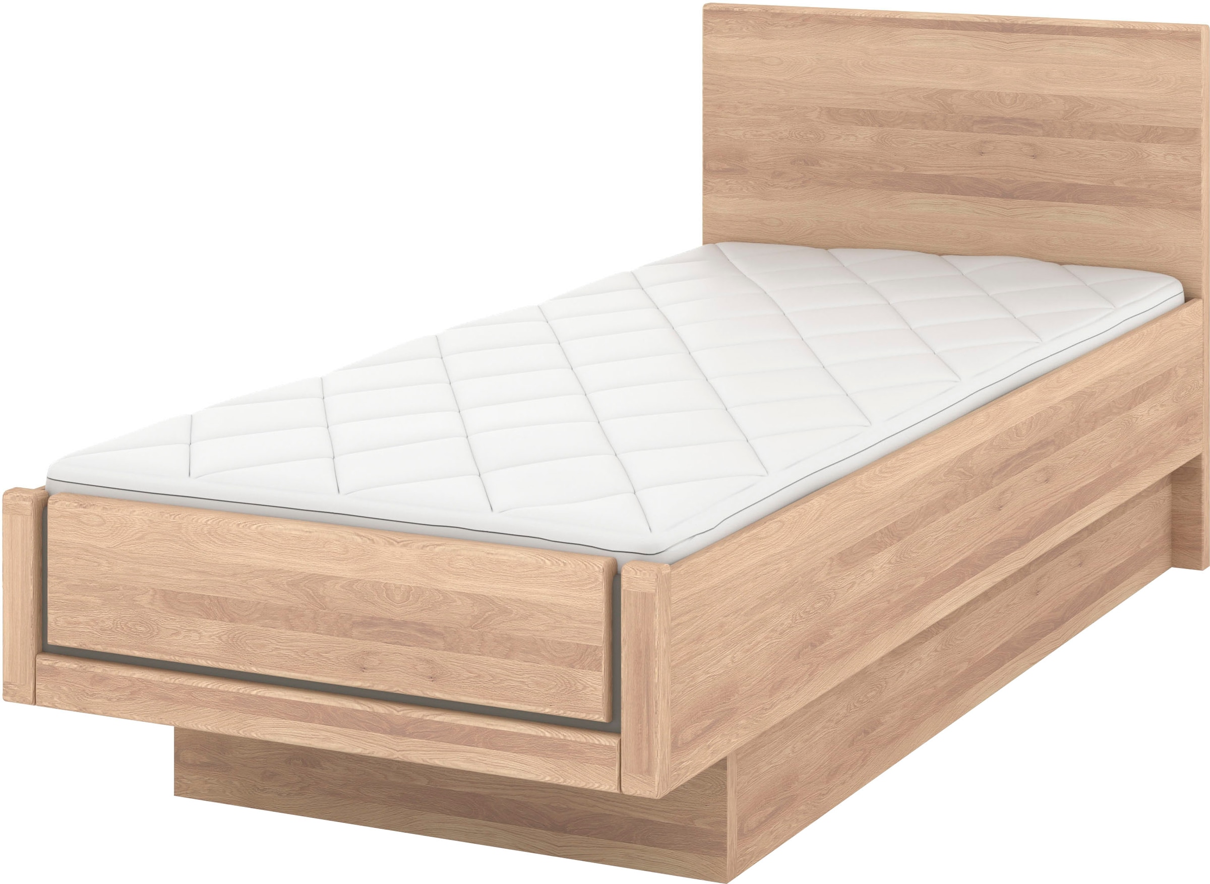 Musterring Holzbett "Sorrent, Bettgestell, Bettrahmen, teilmassiv Eiche", ( günstig online kaufen