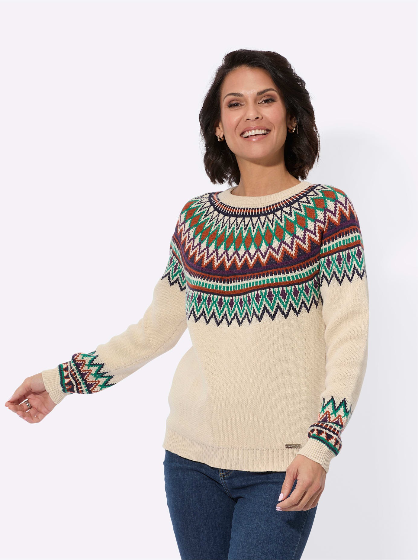 Casual Looks Norwegerpullover "Pullover" günstig online kaufen