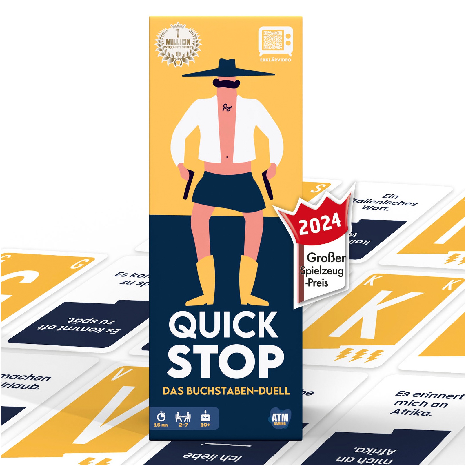 ATM GAMING Spiel »Quickstop Das BuchstabenDuell« Made in Germany